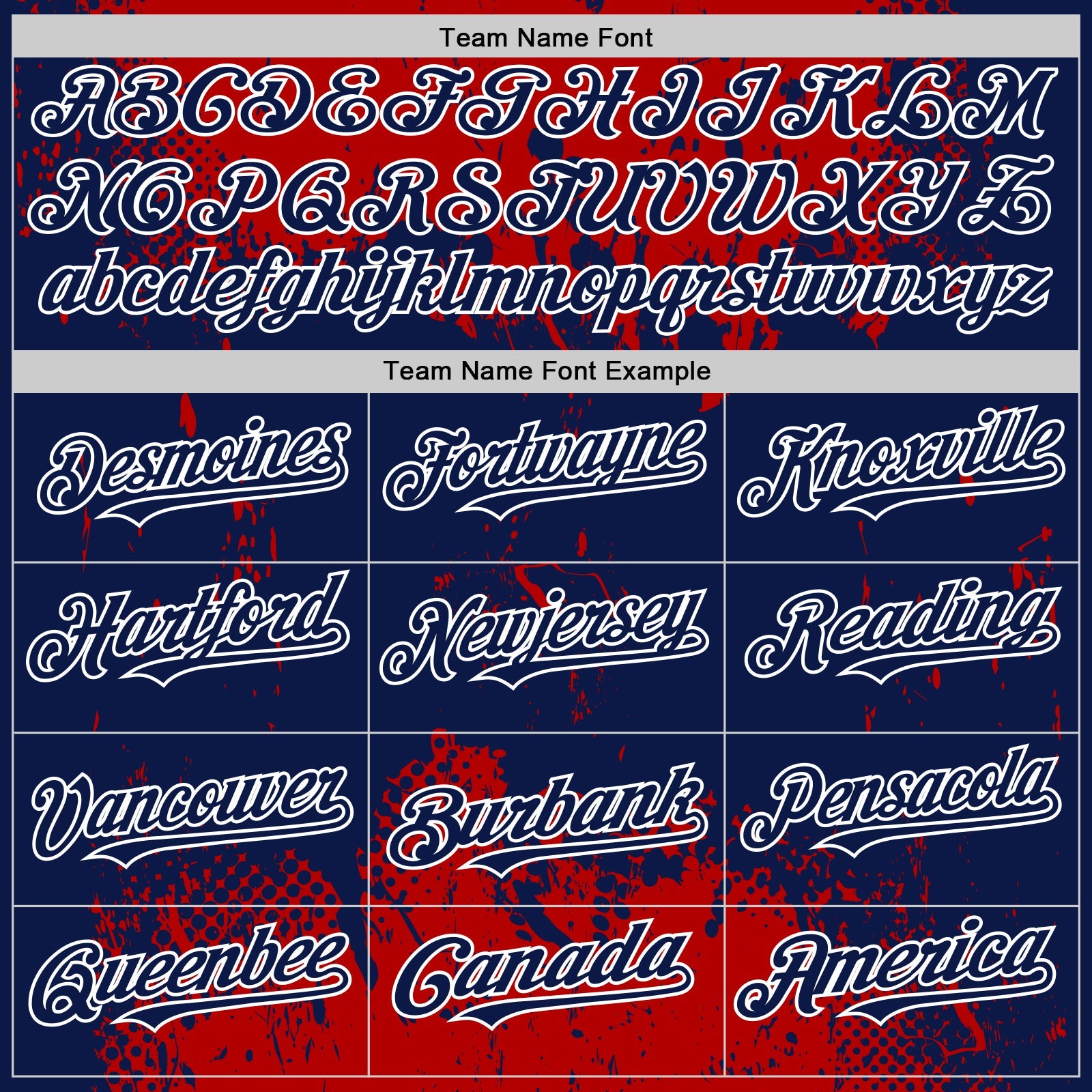 Custom Red Navy-White Splash Art 3D Pattern Design Bomber Full-Snap Varsity Letterman Hoodie Jacket view 5