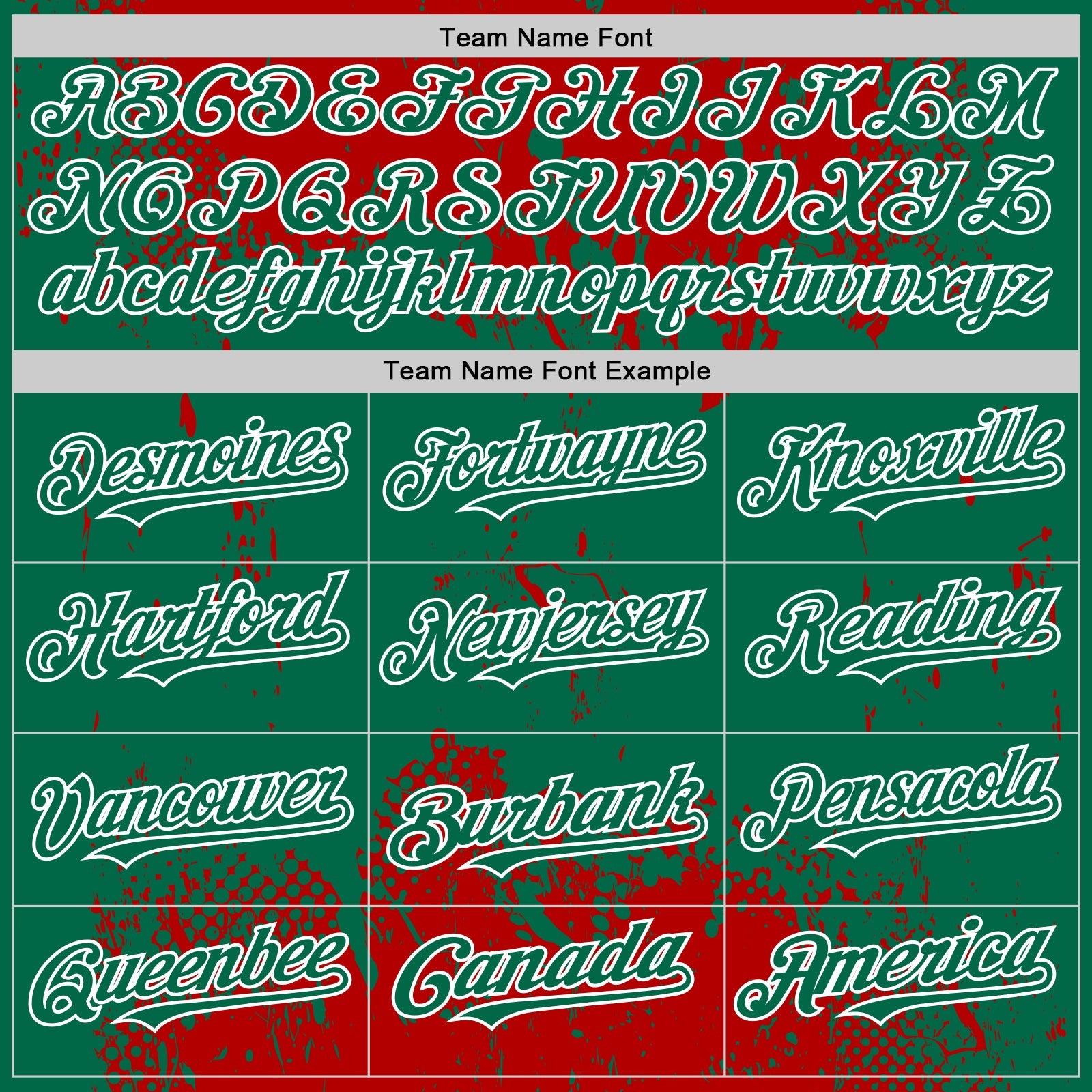 Custom Red Kelly Green-White Splash Art 3D Pattern Design Bomber Full-Snap Varsity Letterman Hoodie Jacket view 5