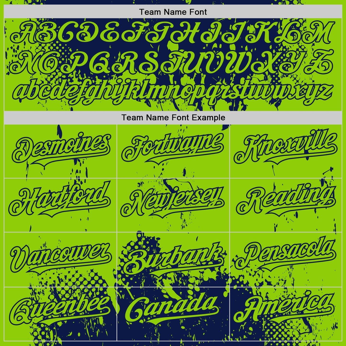Custom Navy Neon Green Splash Art 3D Pattern Design Bomber Full-Snap Varsity Letterman Hoodie Jacket view 5
