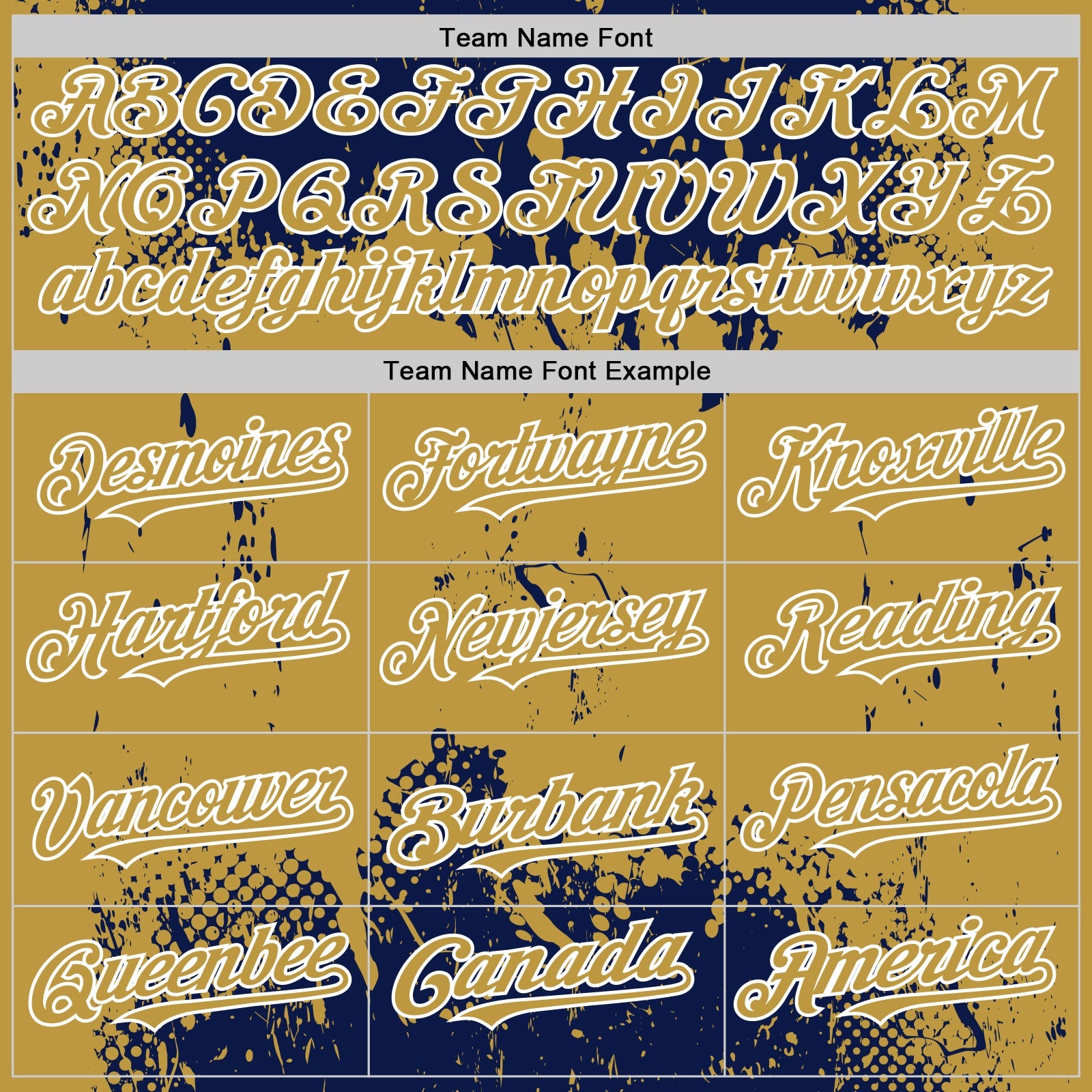 Custom Navy Old Gold-White Splash Art 3D Pattern Design Bomber Full-Snap Varsity Letterman Hoodie Jacket view 5