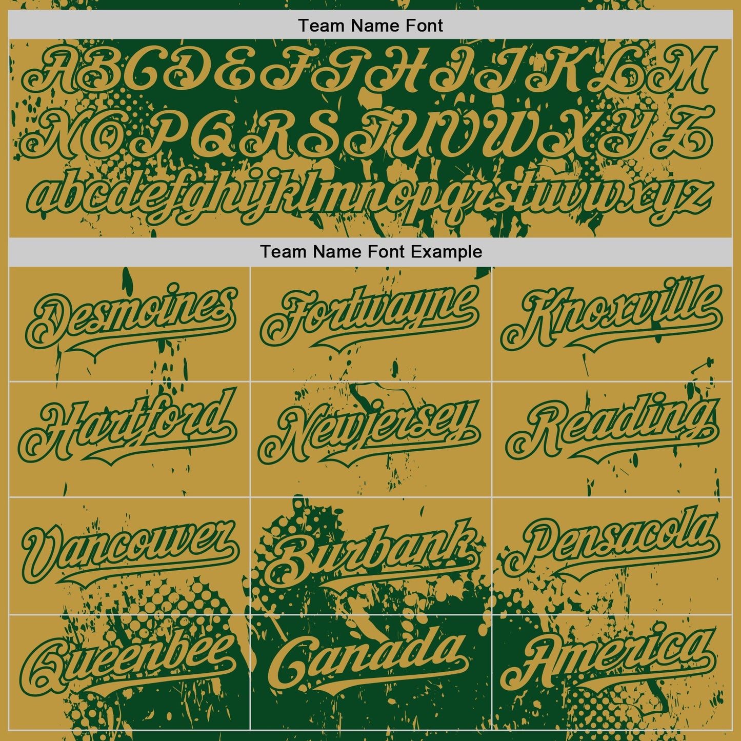 Custom Green Old Gold Splash Art 3D Pattern Design Bomber Full-Snap Varsity Letterman Hoodie Jacket view 5