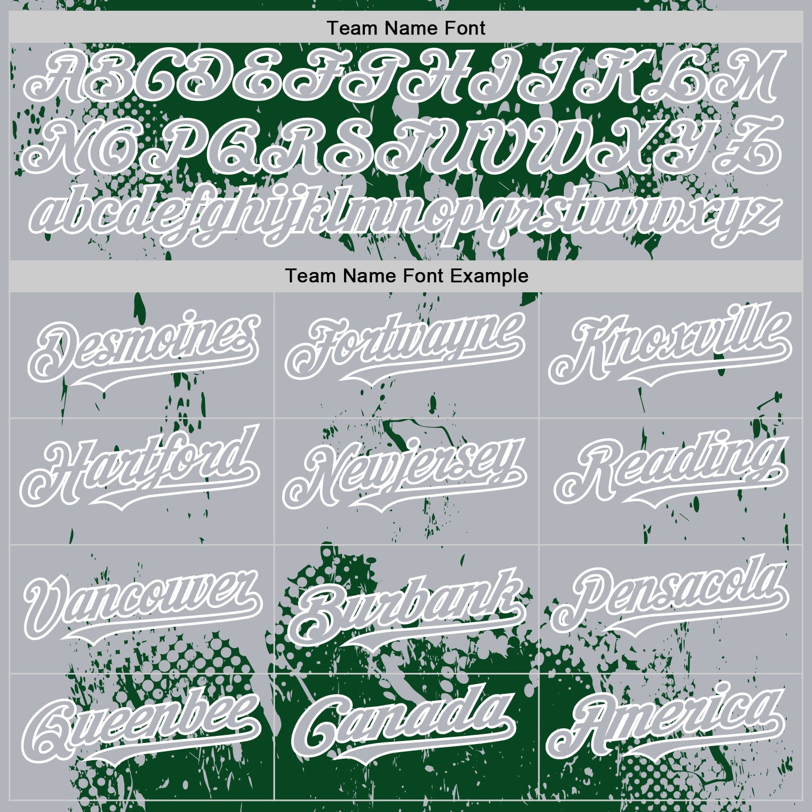 Custom Green Gray-White Splash Art 3D Pattern Design Bomber Full-Snap Varsity Letterman Hoodie Jacket view 5