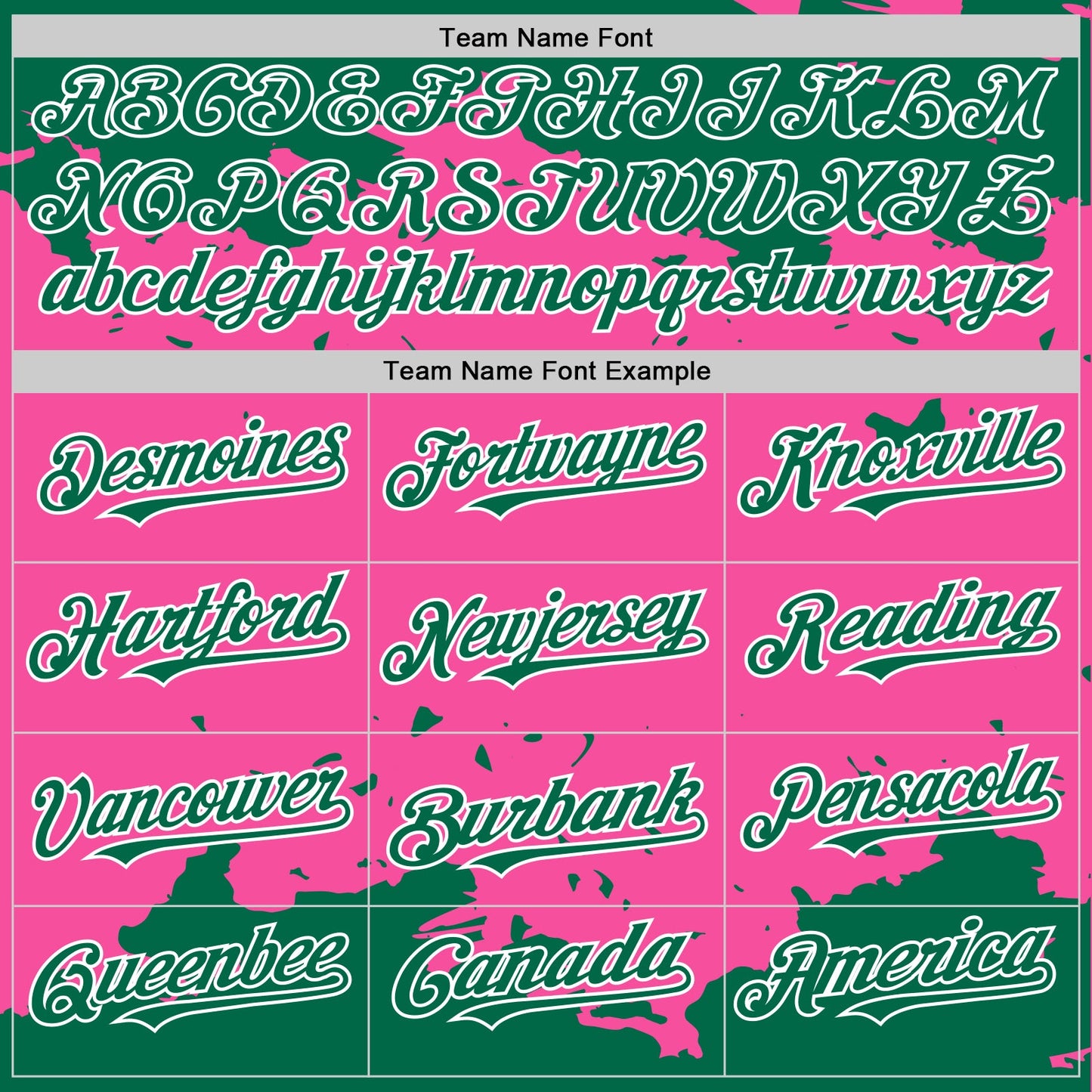 Custom Pink Kelly Green-White Splash Art 3D Pattern Design Bomber Full-Snap Varsity Letterman Hoodie Jacket view 5