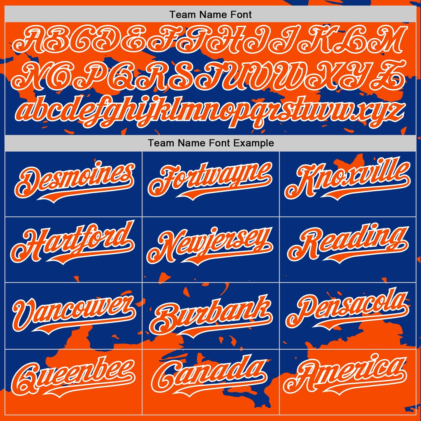 Custom Royal Orange-White Splash Art 3D Pattern Design Bomber Full-Snap Varsity Letterman Hoodie Jacket view 5