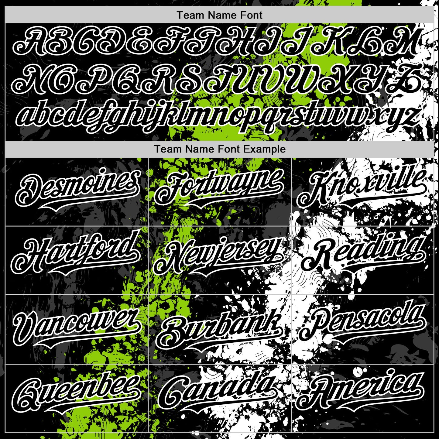Custom Black Neon Green-White Splash Art 3D Pattern Design Bomber Full-Snap Varsity Letterman Hoodie Jacket view 5