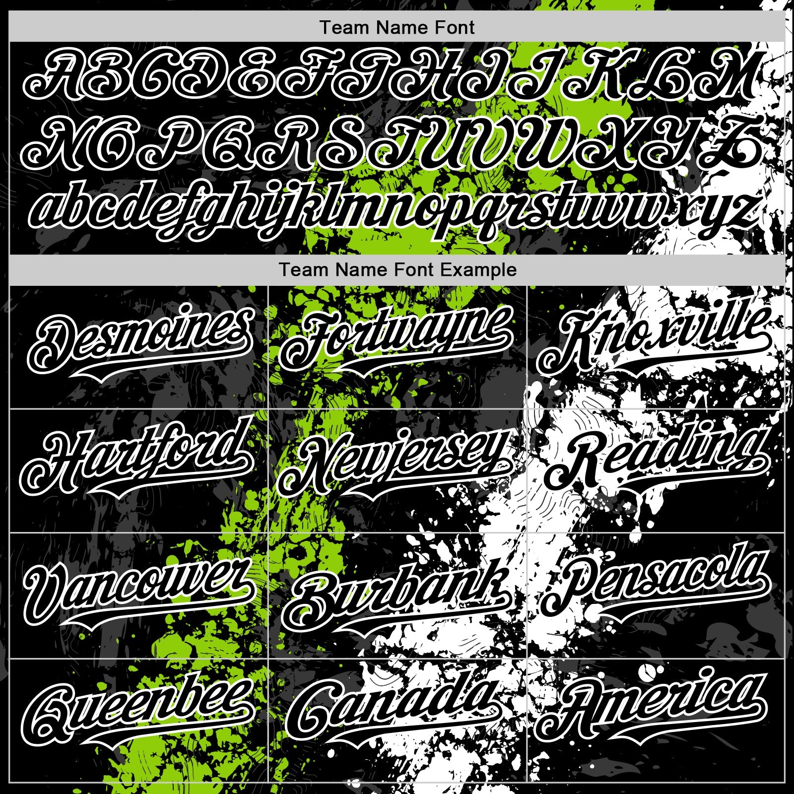 Custom Black Neon Green-White Splash Art 3D Pattern Design Bomber Full-Snap Varsity Letterman Hoodie Jacket view 5