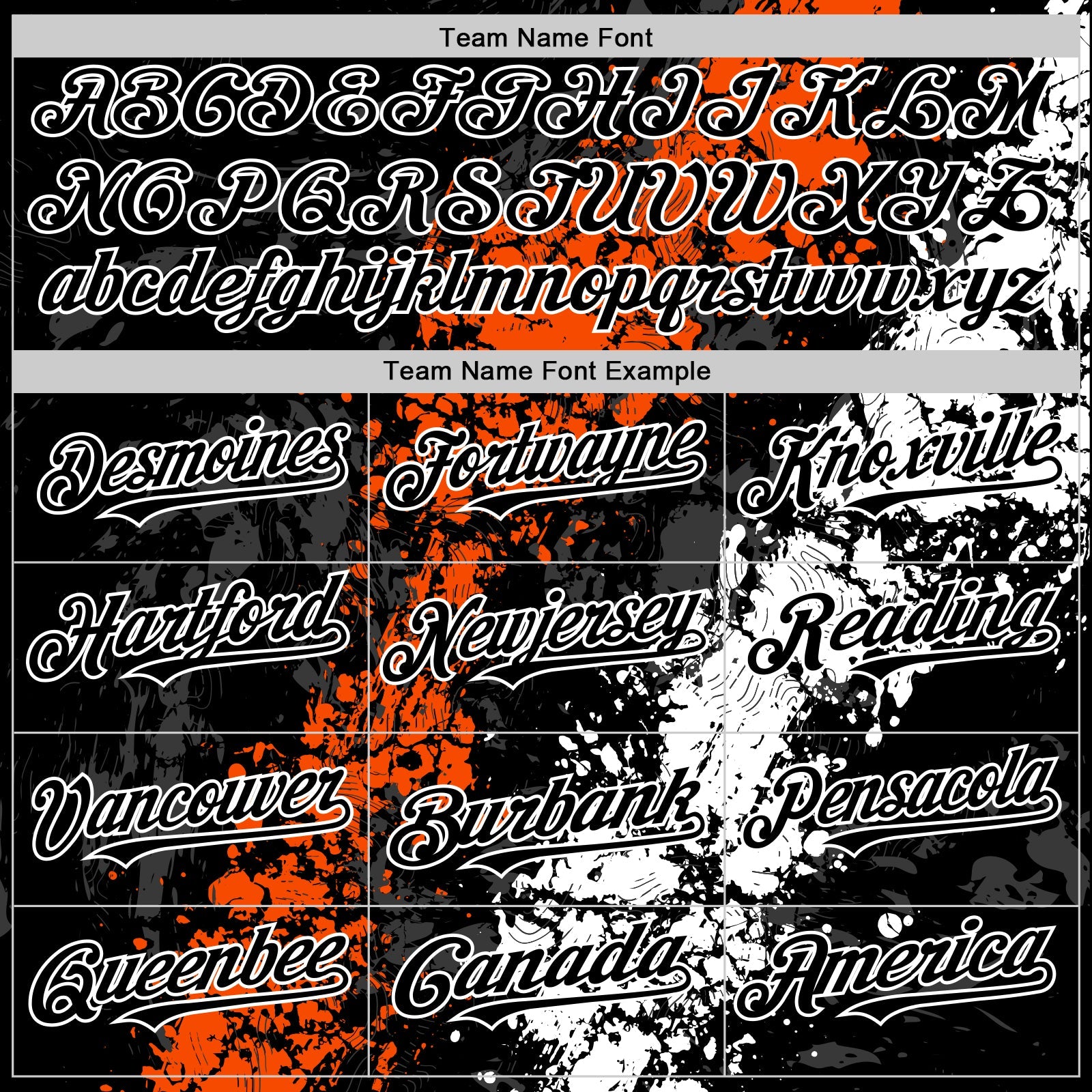 Custom Black Orange-White Splash Art 3D Pattern Design Bomber Full-Snap Varsity Letterman Hoodie Jacket view 5