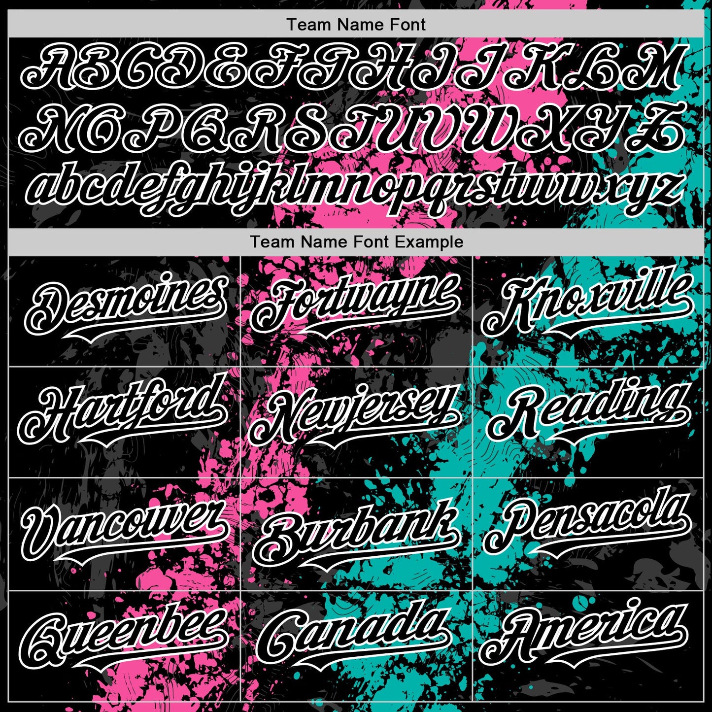 Custom Black Pink Aqua-White Splash Art 3D Pattern Design Bomber Full-Snap Varsity Letterman Hoodie Jacket view 5