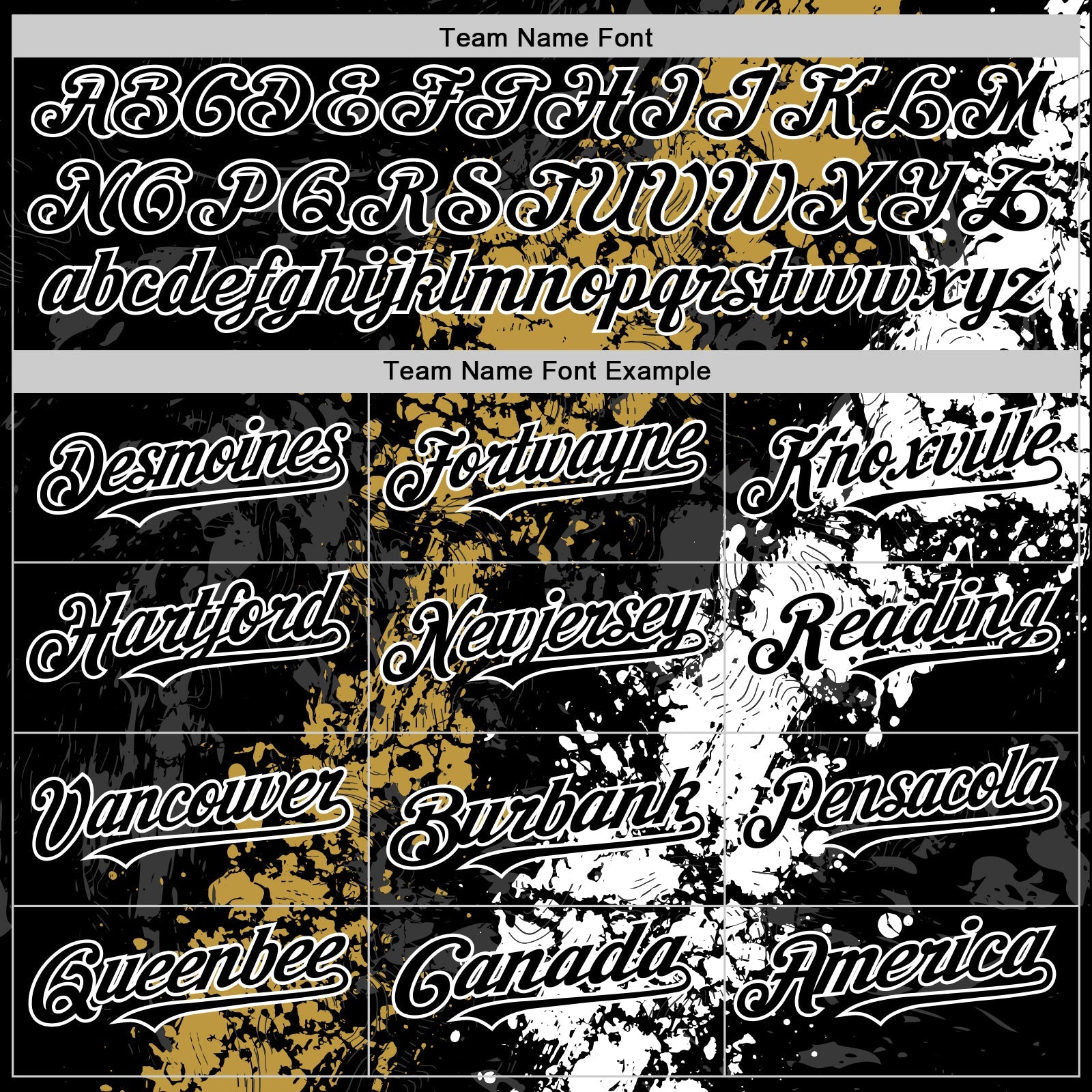 Custom Black Old Gold-White Splash Art 3D Pattern Design Bomber Full-Snap Varsity Letterman Hoodie Jacket view 5
