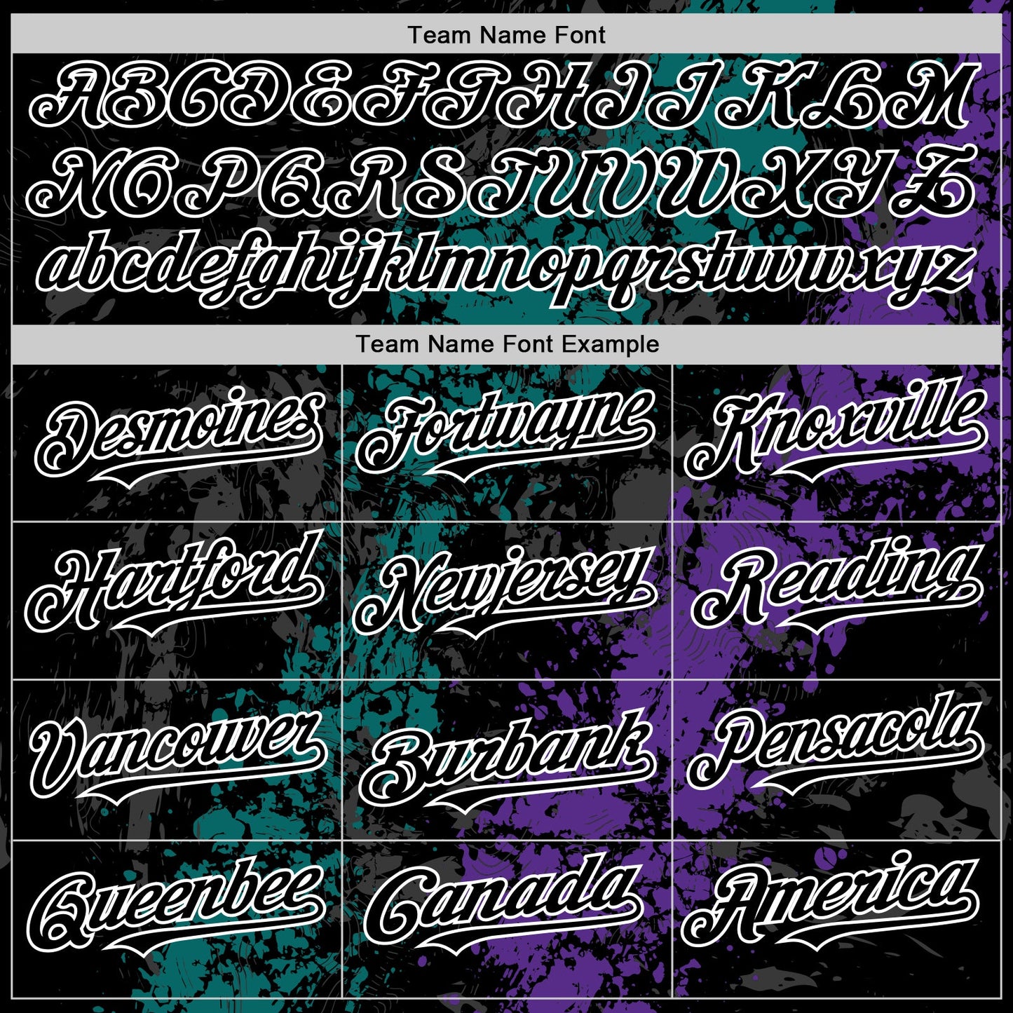 Custom Black Teal Purple-White Splash Art 3D Pattern Design Bomber Full-Snap Varsity Letterman Hoodie Jacket view 5