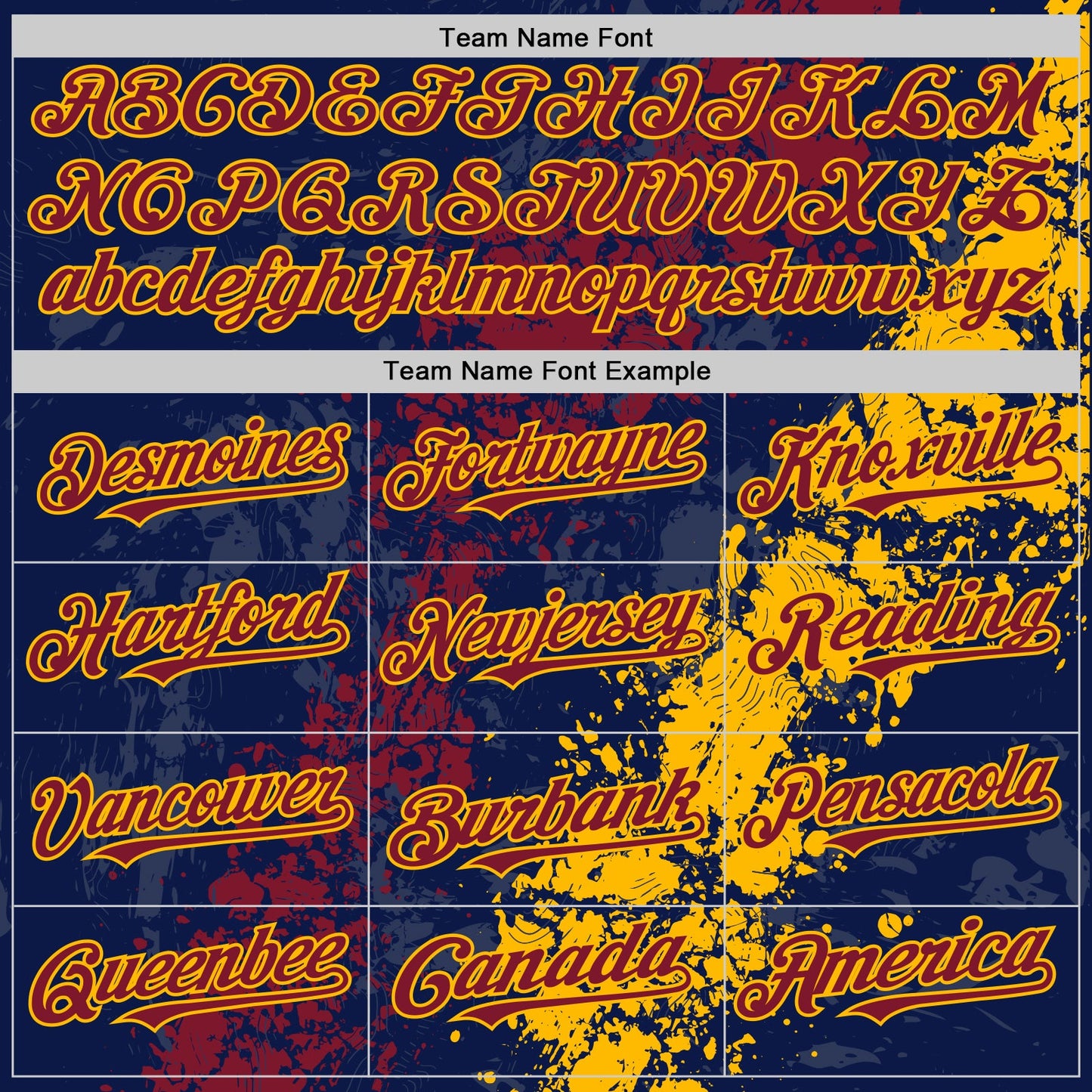Custom Navy Crimson-Gold Splash Art 3D Pattern Design Bomber Full-Snap Varsity Letterman Hoodie Jacket view 5