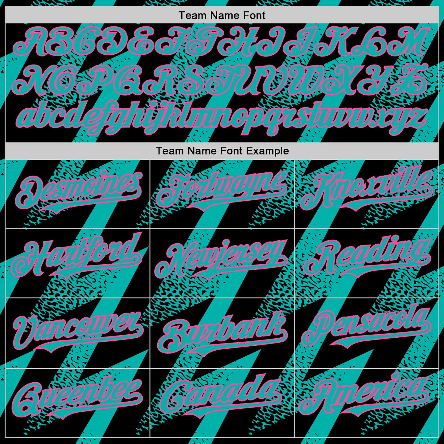 Custom Black Aqua-Pink Zigzag Shape 3D Pattern Design Bomber Full-Snap Varsity Letterman Hoodie Jacket view 5