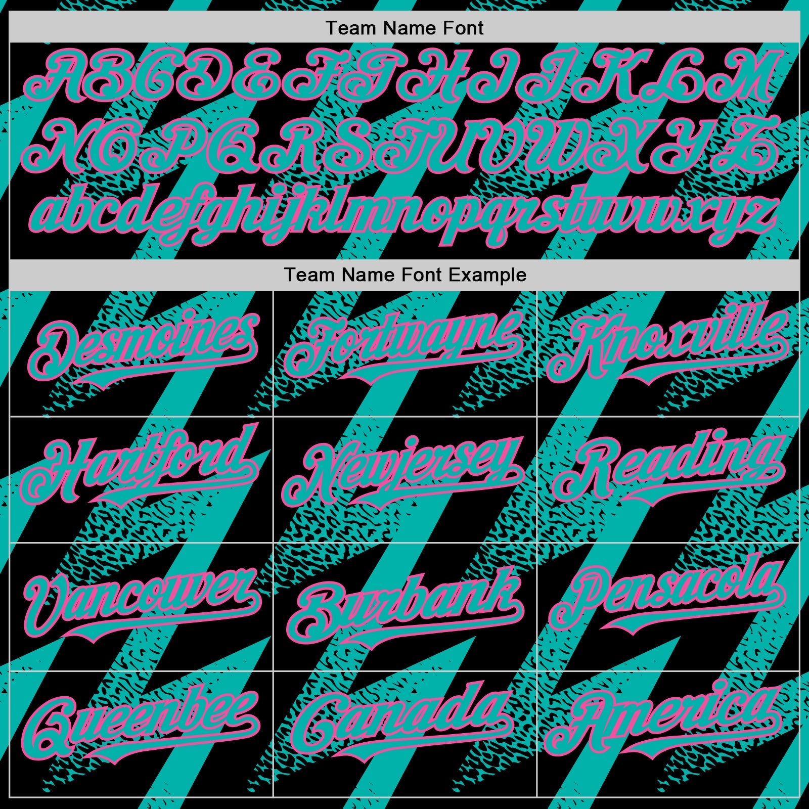 Custom Black Aqua-Pink Zigzag Shape 3D Pattern Design Bomber Full-Snap Varsity Letterman Hoodie Jacket view 5