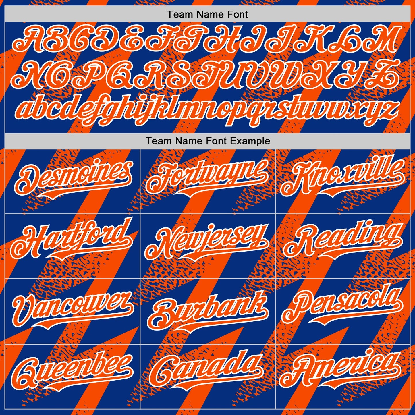 Custom Royal Orange-White Zigzag Shape 3D Pattern Design Bomber Full-Snap Varsity Letterman Hoodie Jacket view 5