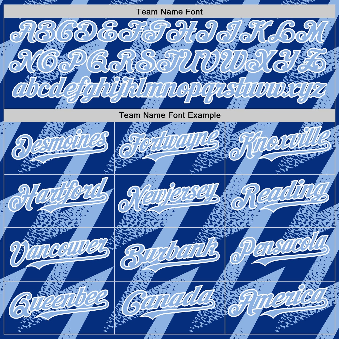Custom Royal Light Blue-White Zigzag Shape 3D Pattern Design Bomber Full-Snap Varsity Letterman Hoodie Jacket view 5