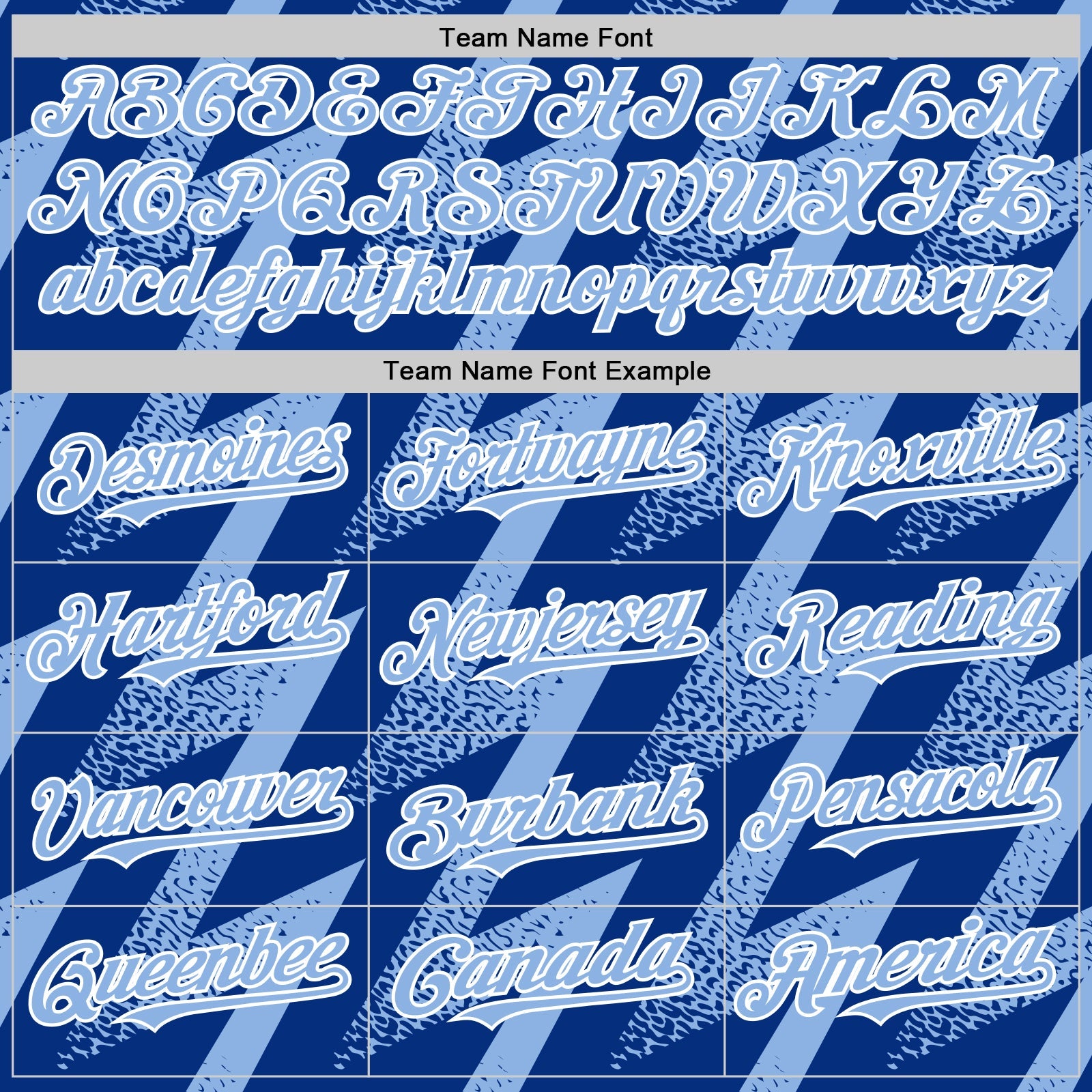 Custom Royal Light Blue-White Zigzag Shape 3D Pattern Design Bomber Full-Snap Varsity Letterman Hoodie Jacket view 5