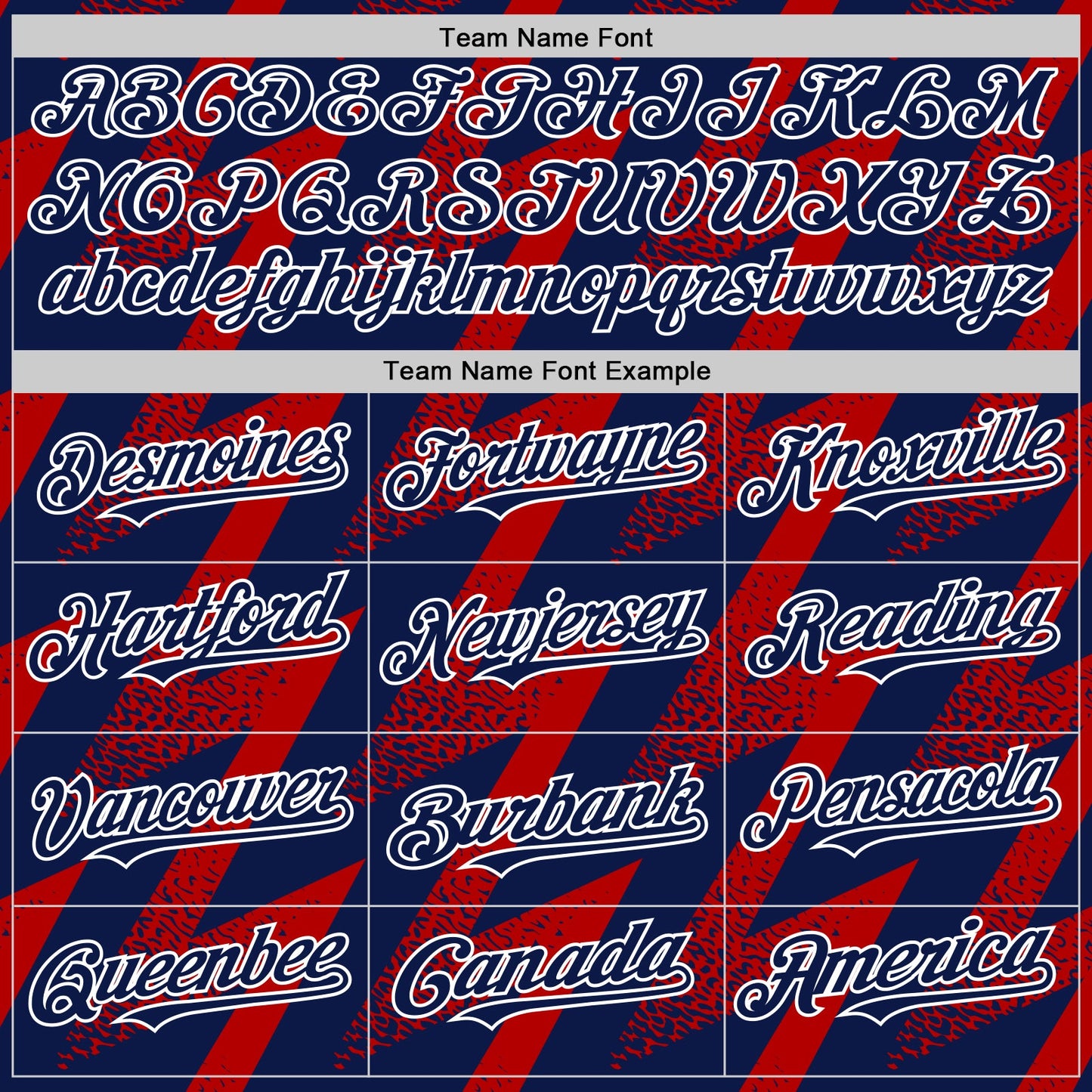 Custom Navy Red-White Zigzag Shape 3D Pattern Design Bomber Full-Snap Varsity Letterman Hoodie Jacket view 5