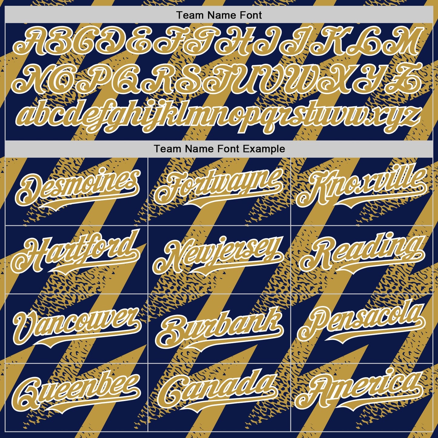 Custom Navy Old Gold-White Zigzag Shape 3D Pattern Design Bomber Full-Snap Varsity Letterman Hoodie Jacket view 5