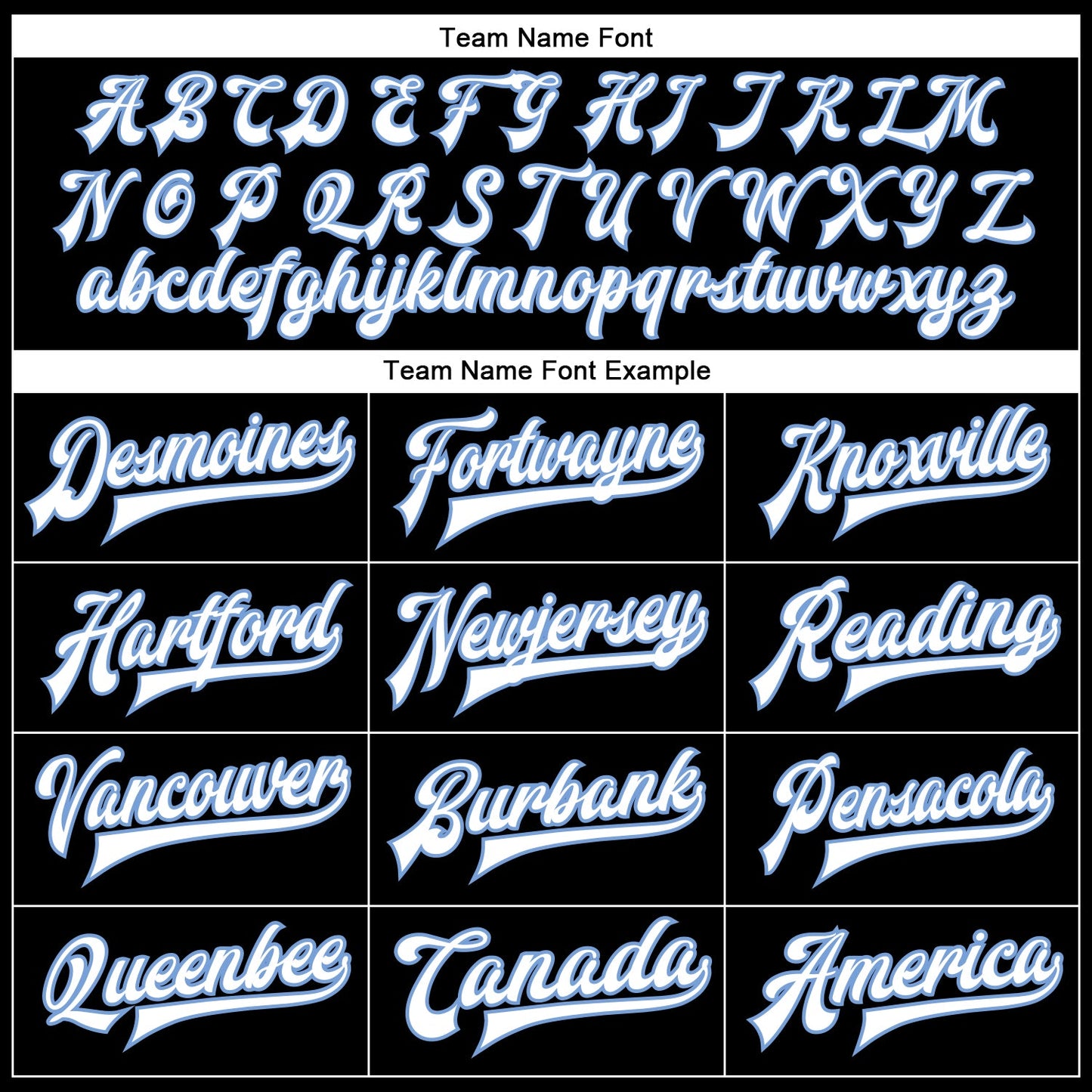 Custom Black White-Light Blue Bomber Full-Snap Varsity Faux Leather Letterman Jacket view 3
