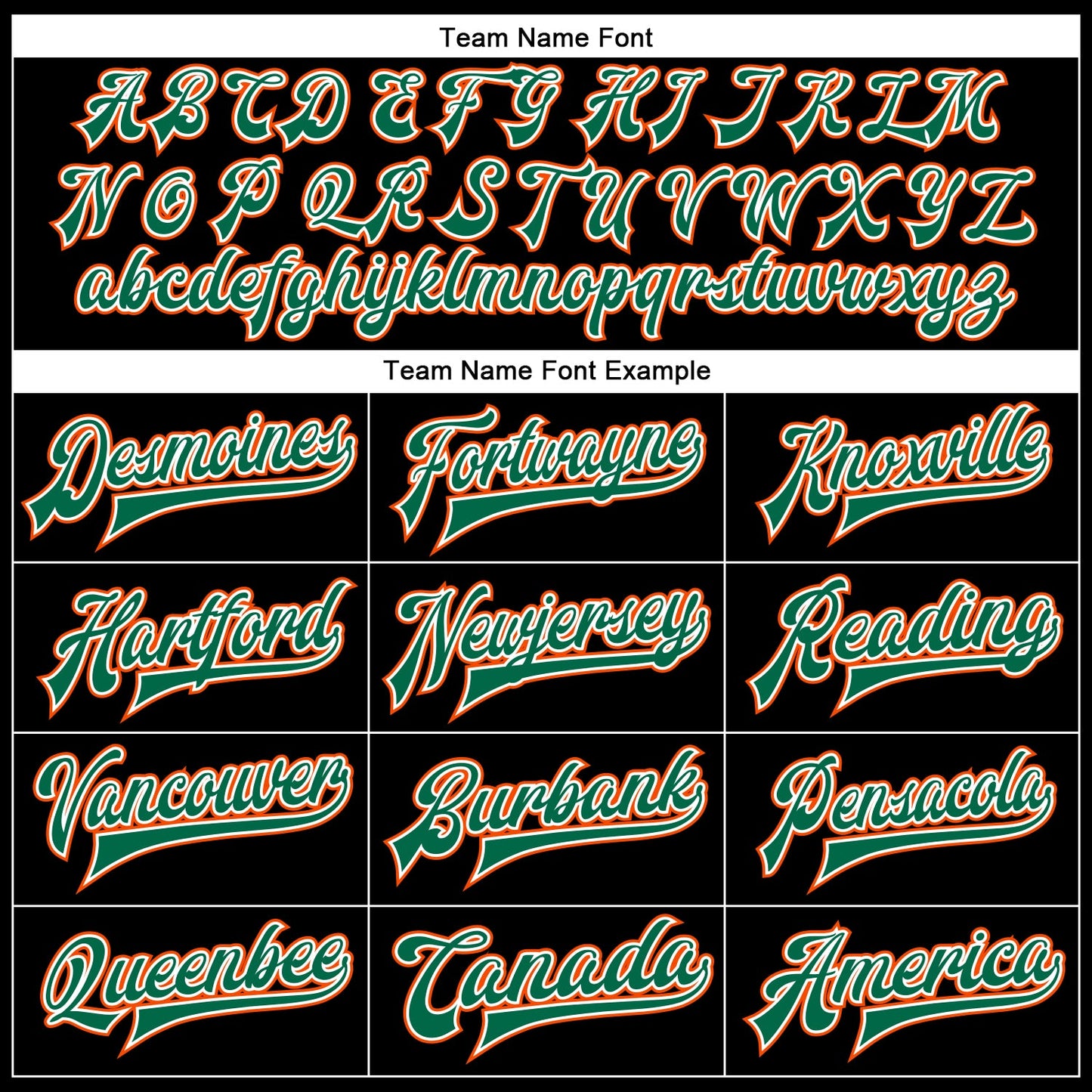 Custom Black Kelly Green-Orange Bomber Full-Snap Varsity Faux Leather Letterman Jacket view 3