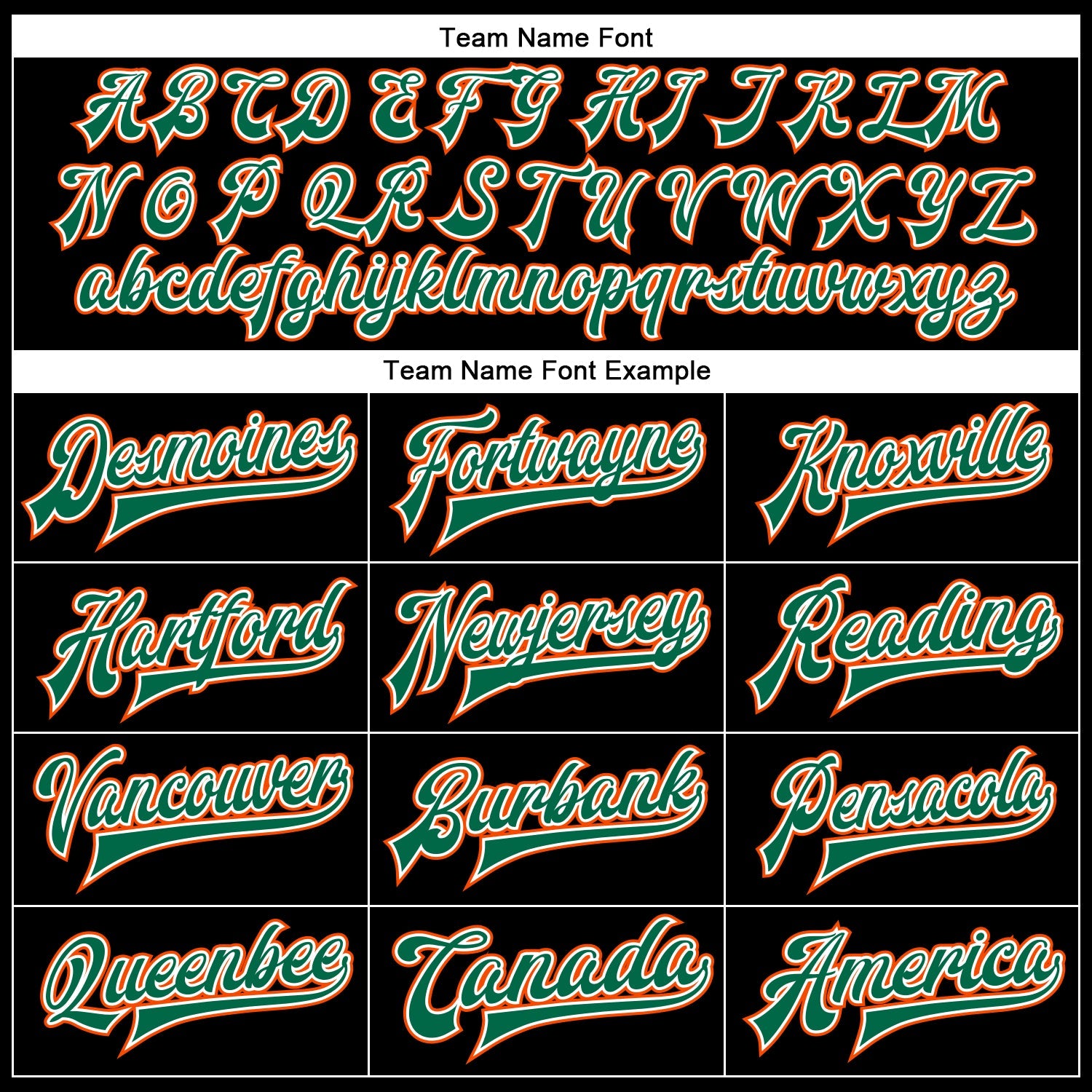 Custom Black Kelly Green-Orange Bomber Full-Snap Varsity Faux Leather Letterman Jacket view 3