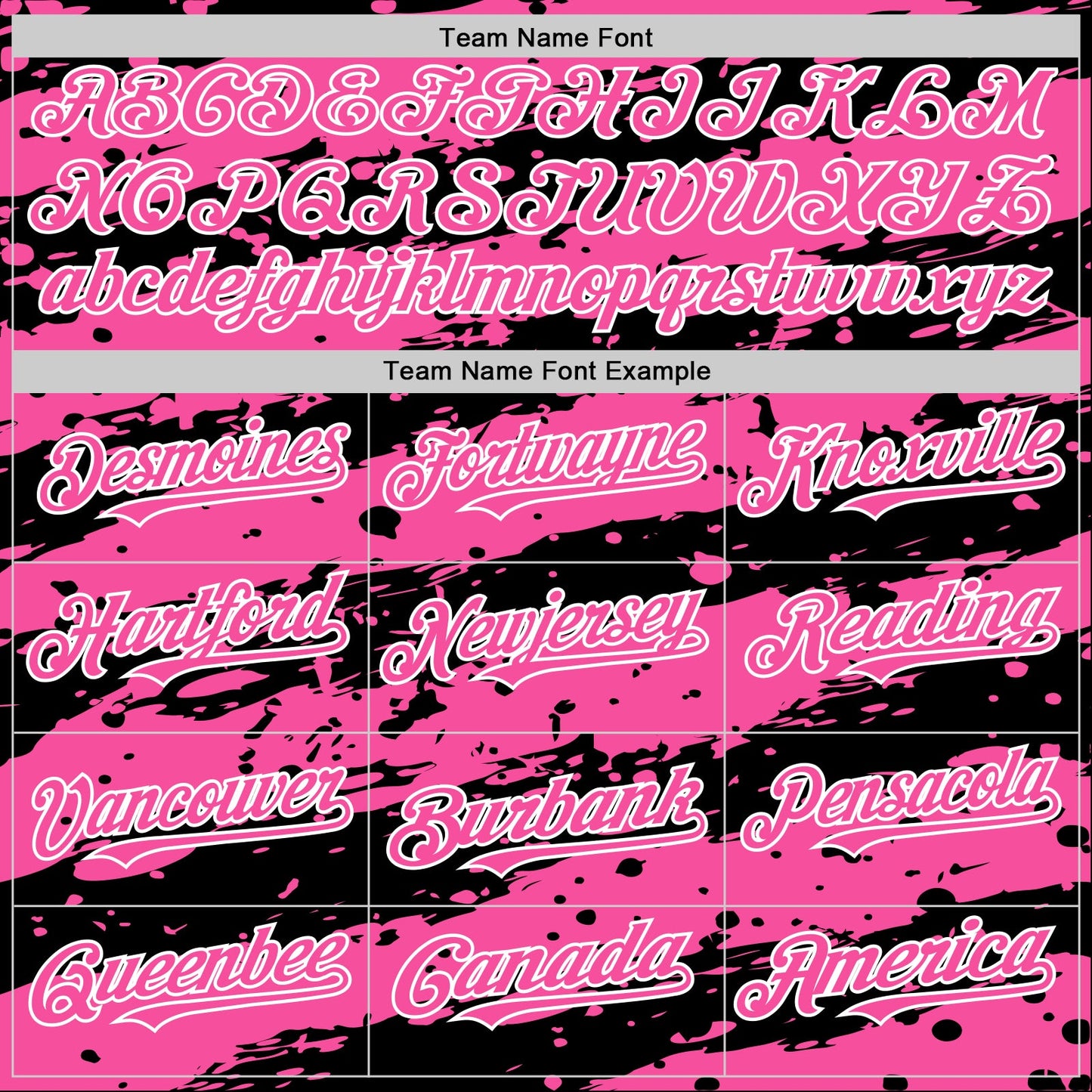 Custom Black Pink-White Splash 3D Pattern Design Bomber Full-Snap Varsity Letterman Hoodie Jacket view 5