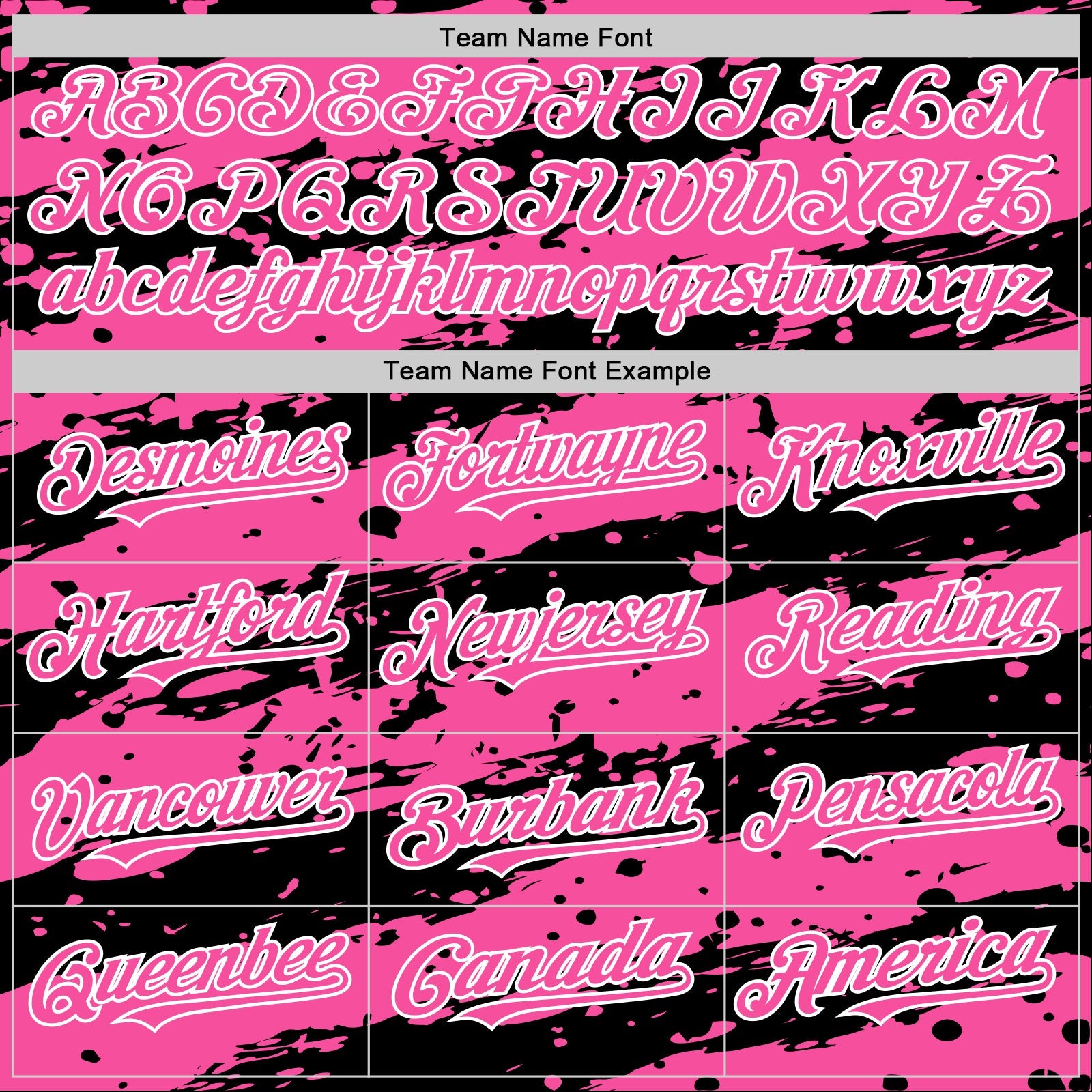 Custom Black Pink-White Splash 3D Pattern Design Bomber Full-Snap Varsity Letterman Hoodie Jacket view 5