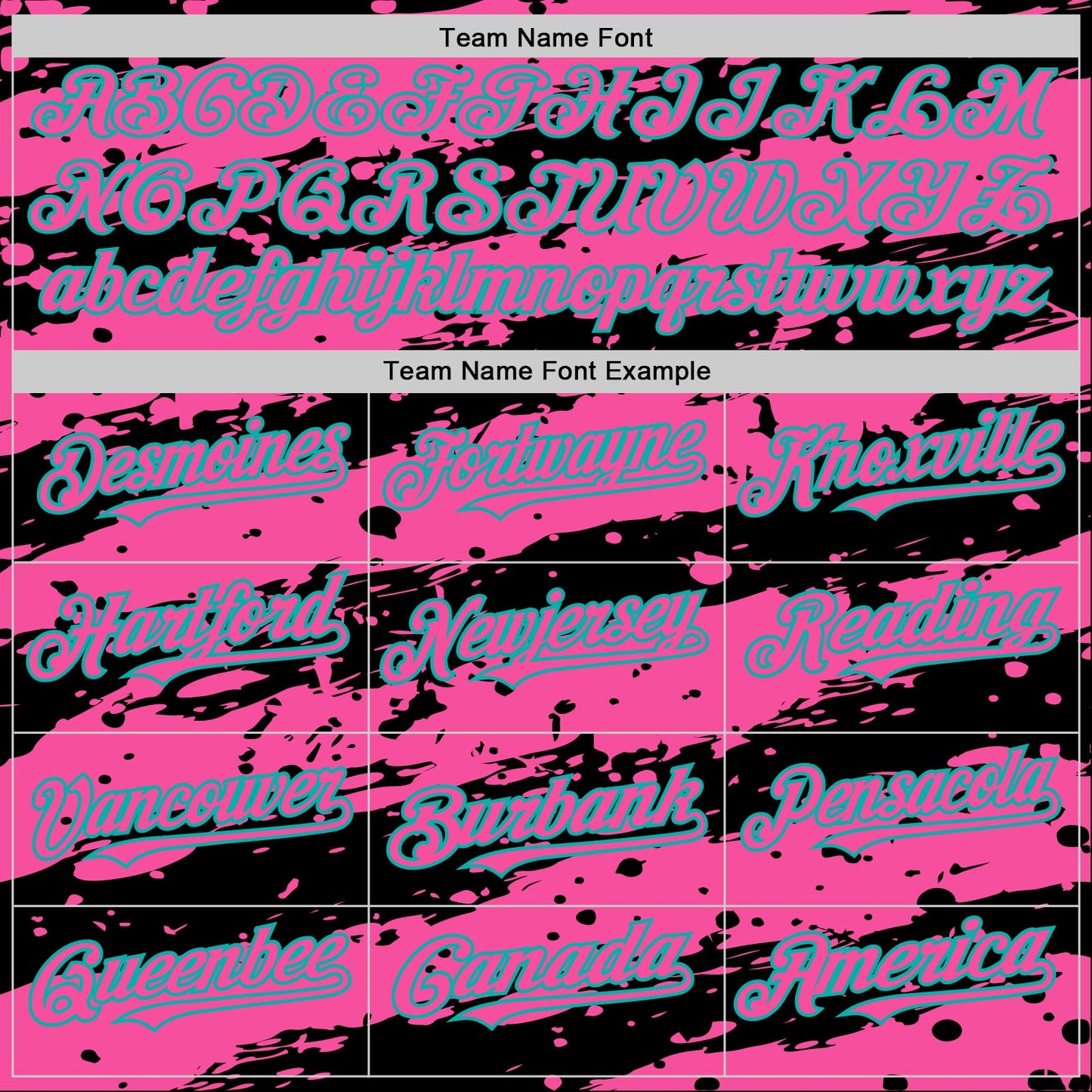 Custom Black Pink-Aqua Splash 3D Pattern Design Bomber Full-Snap Varsity Letterman Hoodie Jacket view 5
