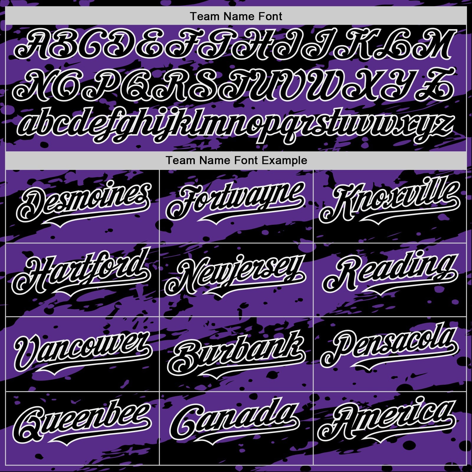 Custom Purple Black-White Splash 3D Pattern Design Bomber Full-Snap Varsity Letterman Hoodie Jacket view 5