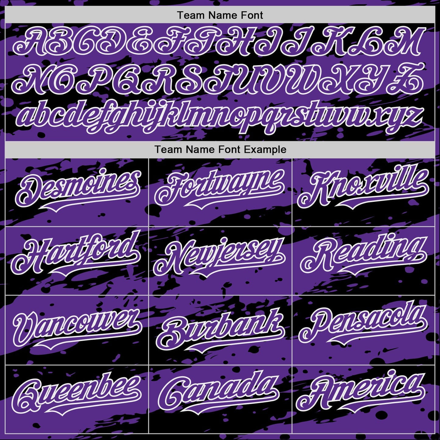 Custom Black Purple-White Splash 3D Pattern Design Bomber Full-Snap Varsity Letterman Hoodie Jacket view 5