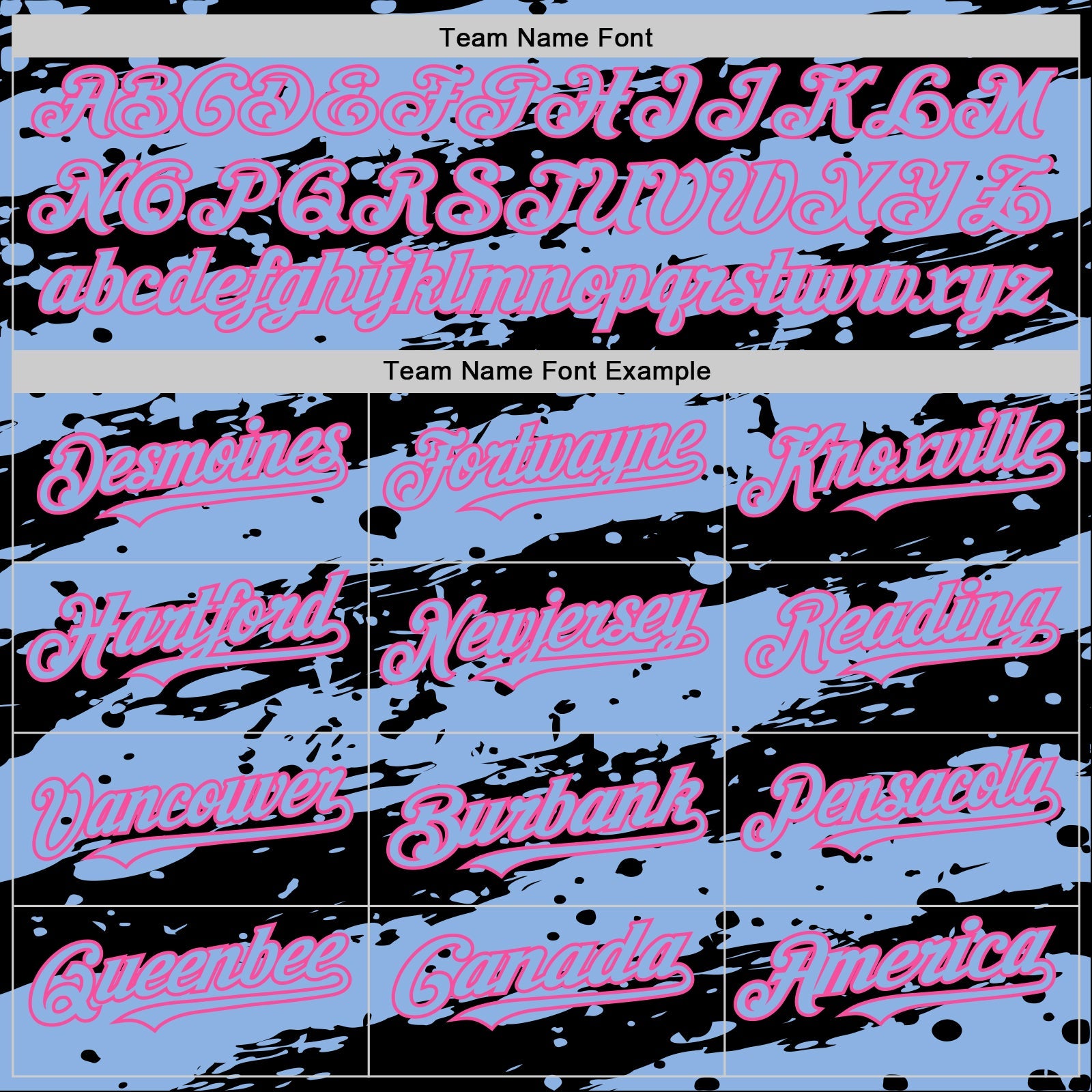 Custom Black Light Blue-Pink Splash 3D Pattern Design Bomber Full-Snap Varsity Letterman Hoodie Jacket view 5
