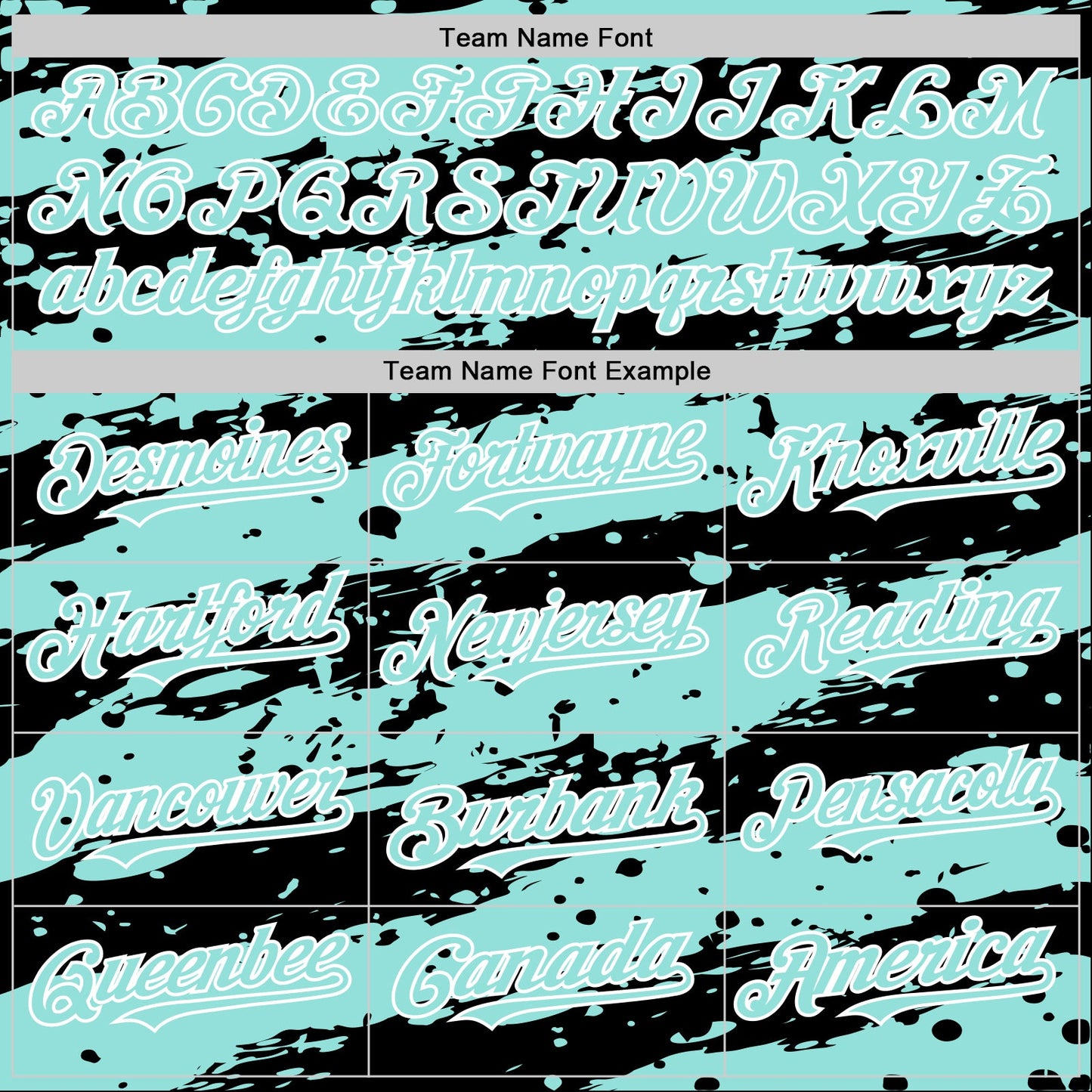 Custom Black Ice Blue-White Splash 3D Pattern Design Bomber Full-Snap Varsity Letterman Hoodie Jacket view 5