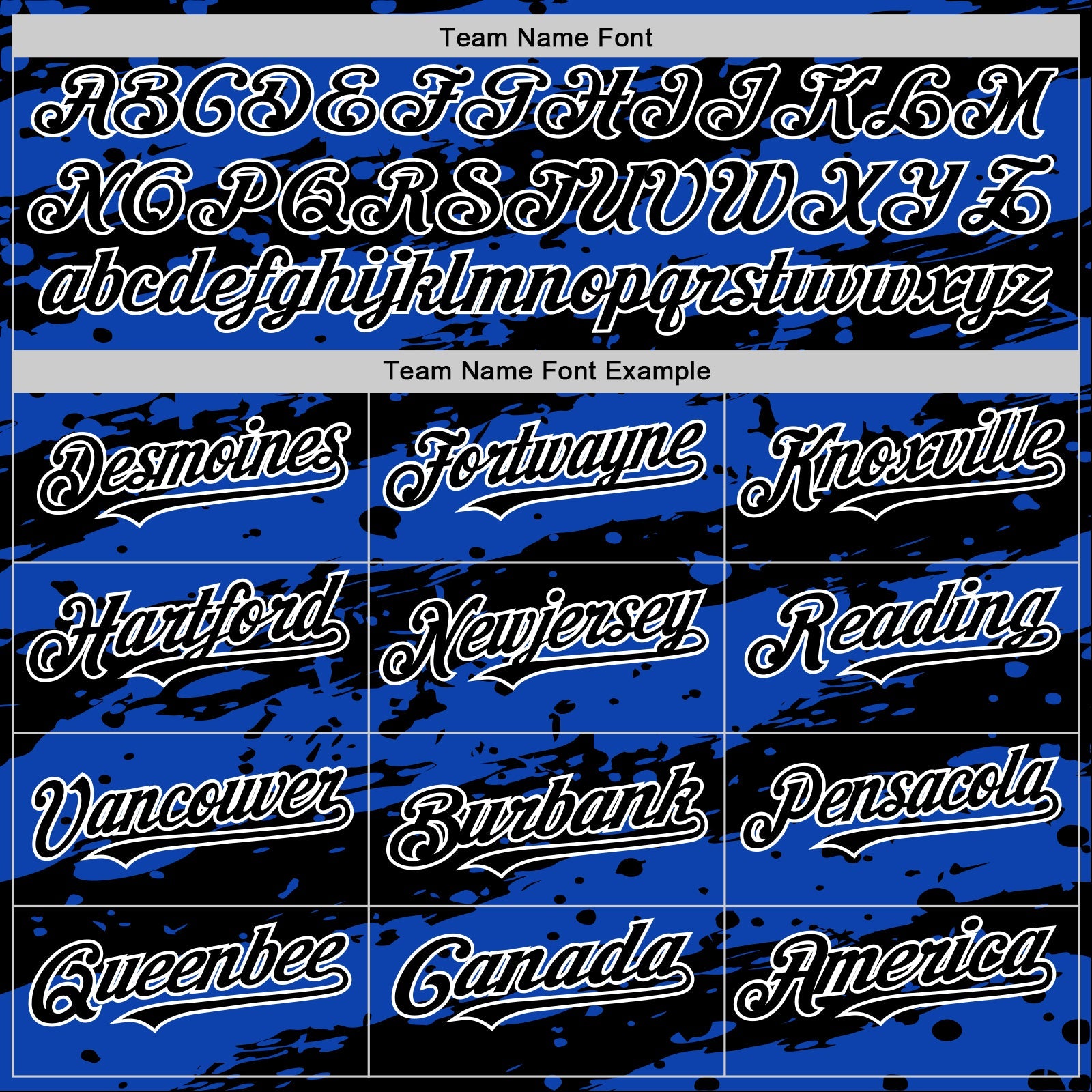 Custom Thunder Blue Black-White Splash 3D Pattern Design Bomber Full-Snap Varsity Letterman Hoodie Jacket view 5