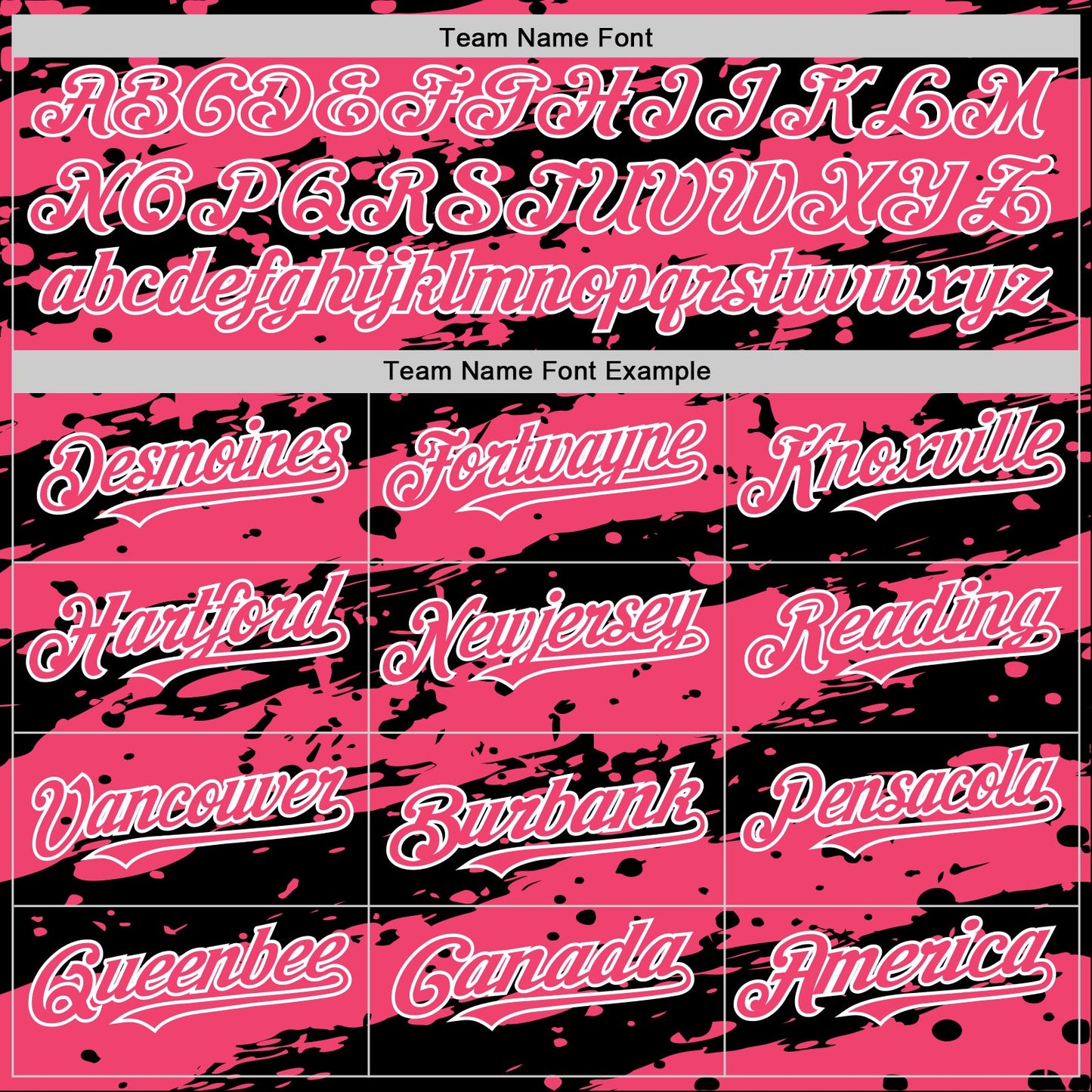 Custom Black Neon Pink-White Splash 3D Pattern Design Bomber Full-Snap Varsity Letterman Hoodie Jacket view 5