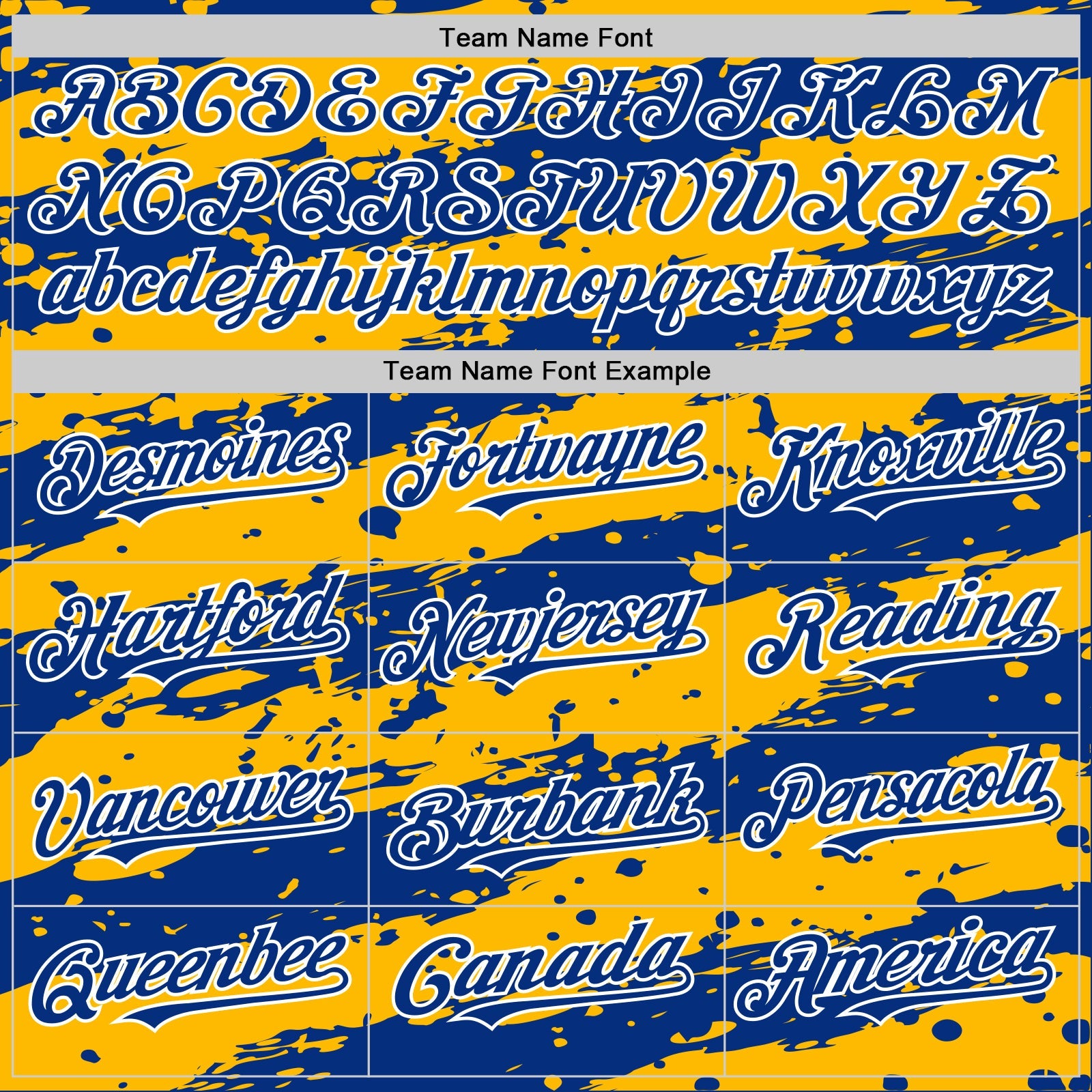 Custom Gold Royal-White Splash 3D Pattern Design Bomber Full-Snap Varsity Letterman Hoodie Jacket view 5