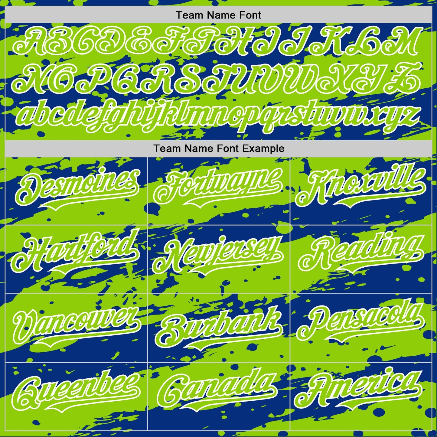 Custom Royal Neon Green-White Splash 3D Pattern Design Bomber Full-Snap Varsity Letterman Hoodie Jacket view 5