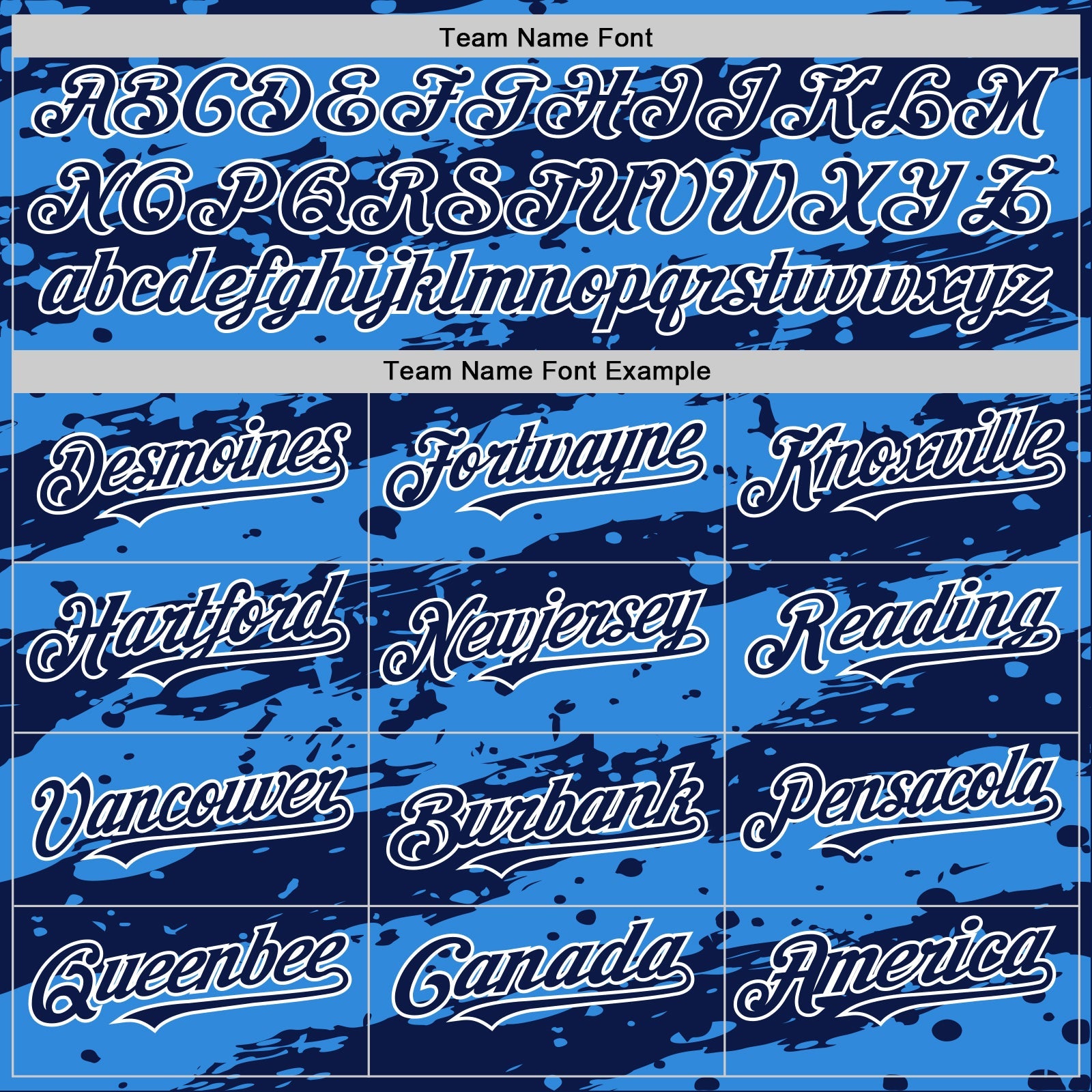 Custom Powder Blue Navy-White Splash 3D Pattern Design Bomber Full-Snap Varsity Letterman Hoodie Jacket view 5