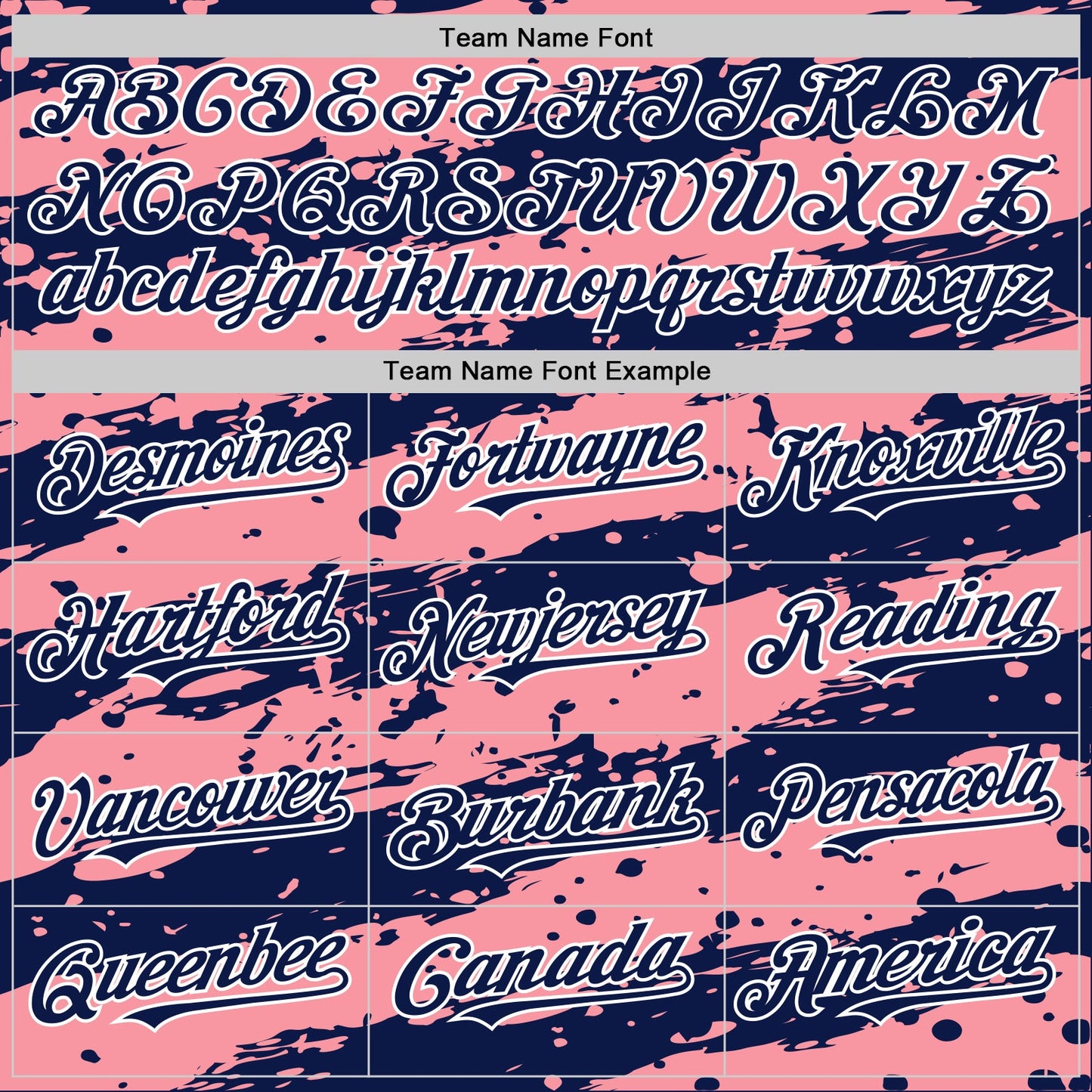 Custom Medium Pink Navy-White Splash 3D Pattern Design Bomber Full-Snap Varsity Letterman Hoodie Jacket view 5