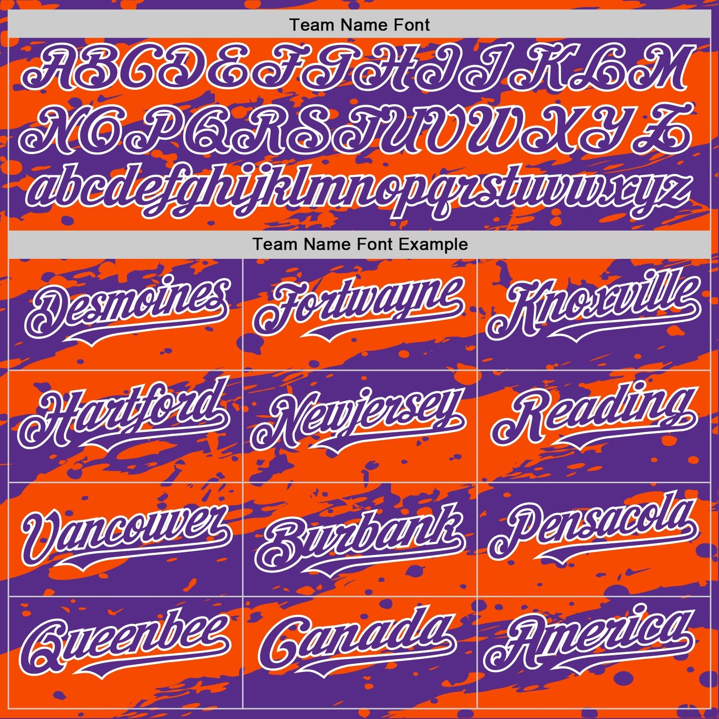 Custom Orange Purple-White Splash 3D Pattern Design Bomber Full-Snap Varsity Letterman Hoodie Jacket view 5