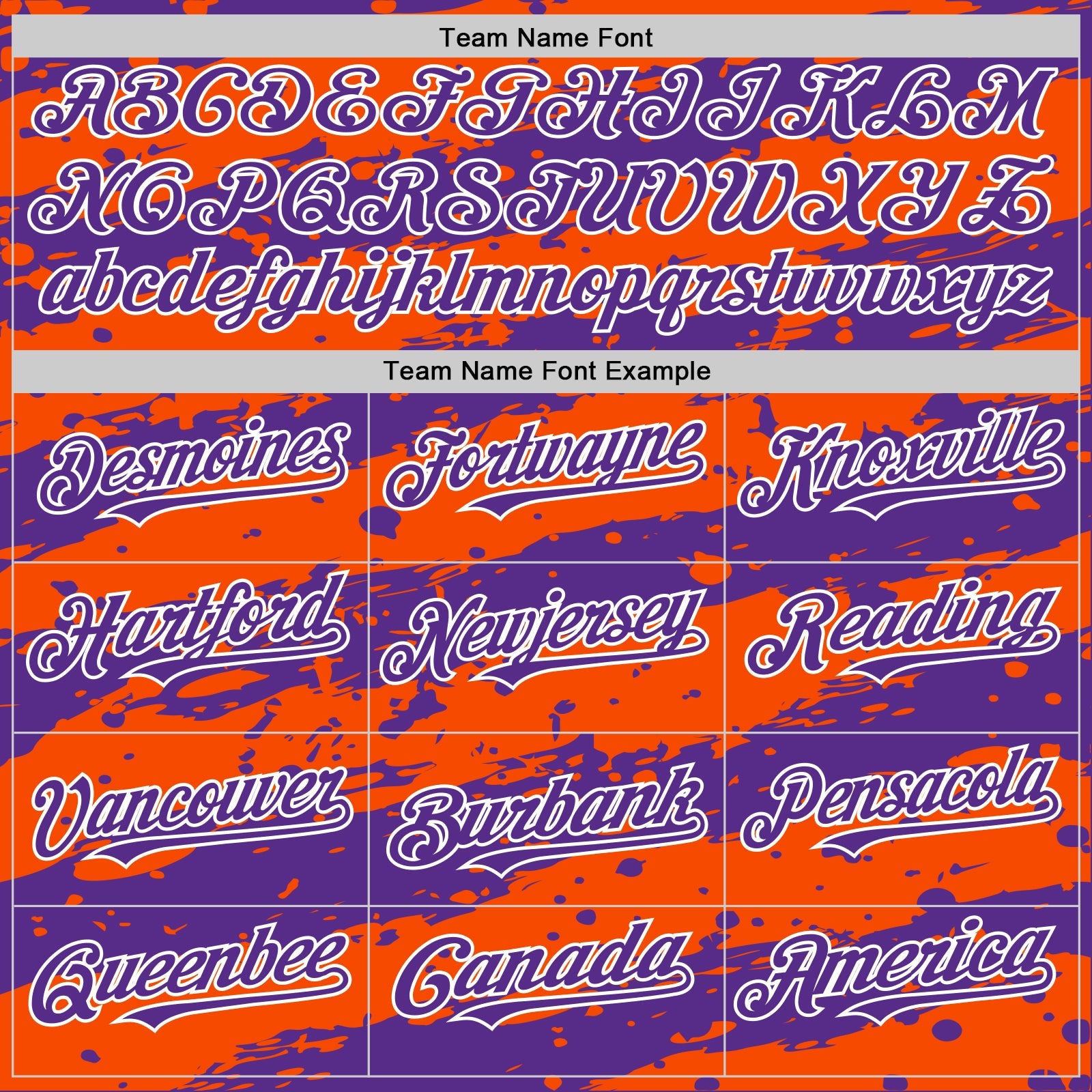 Custom Orange Purple-White Splash 3D Pattern Design Bomber Full-Snap Varsity Letterman Hoodie Jacket view 5