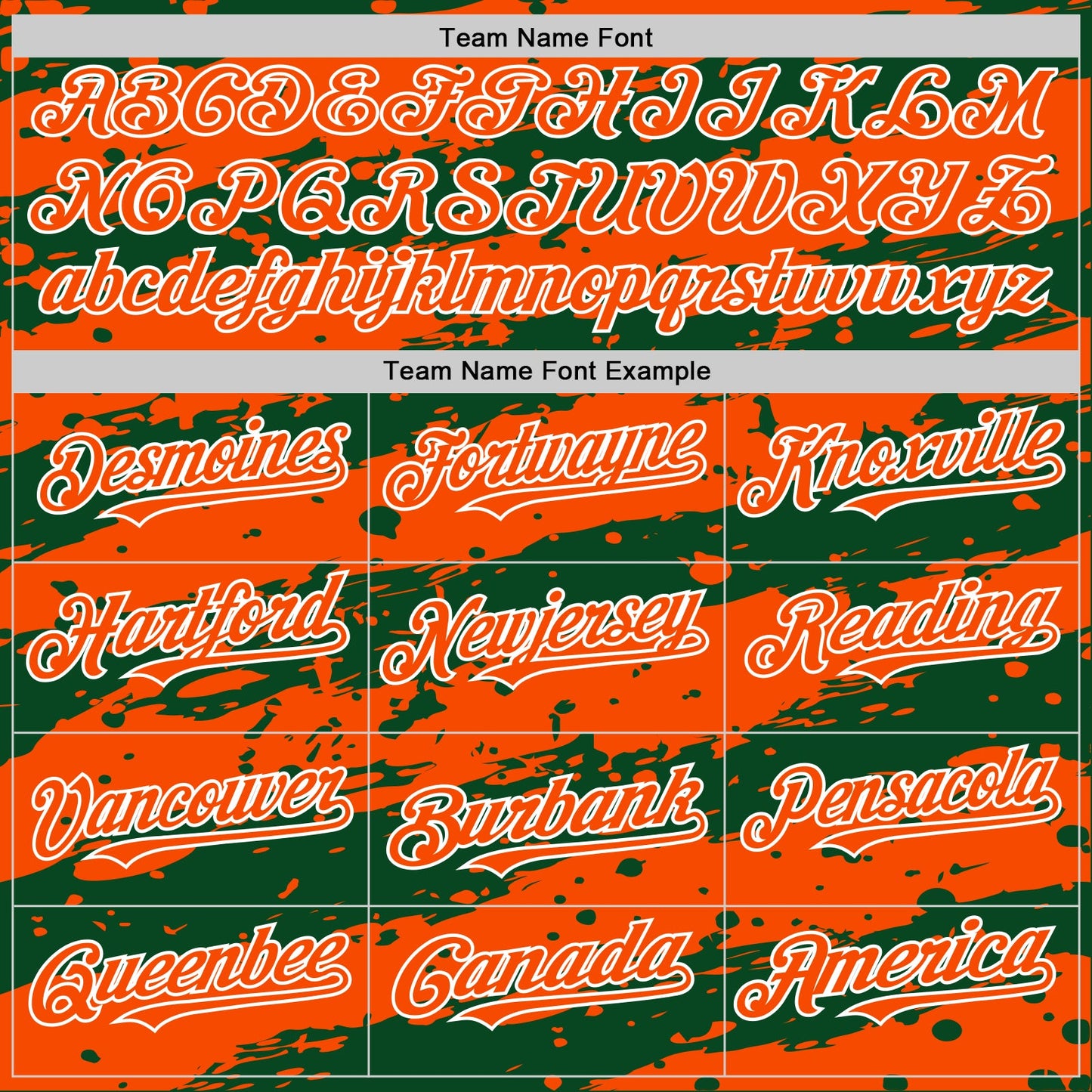 Custom Green Orange-White Splash 3D Pattern Design Bomber Full-Snap Varsity Letterman Hoodie Jacket view 5
