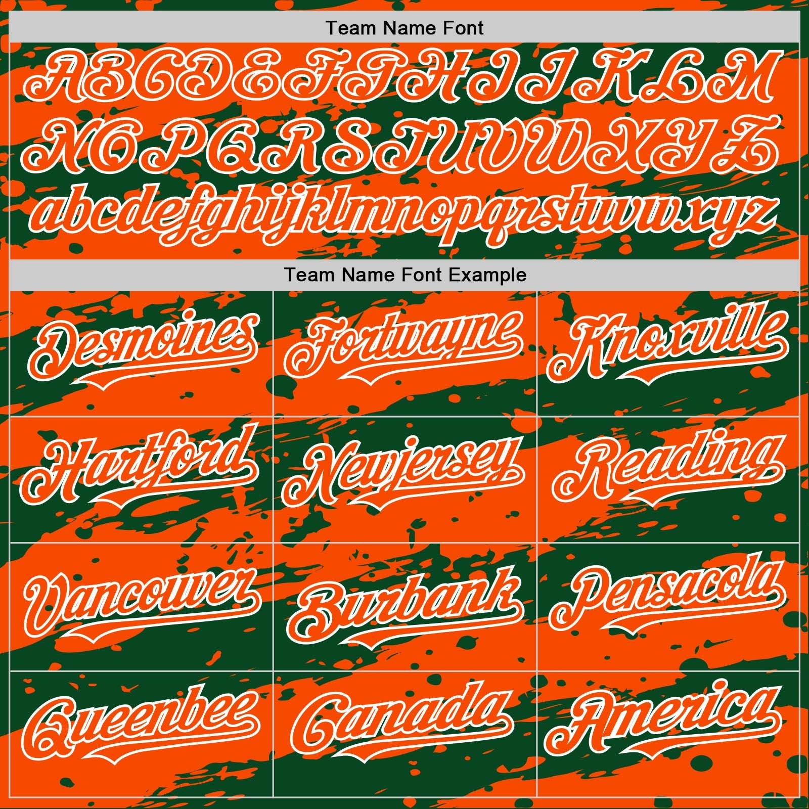 Custom Green Orange-White Splash 3D Pattern Design Bomber Full-Snap Varsity Letterman Hoodie Jacket view 5