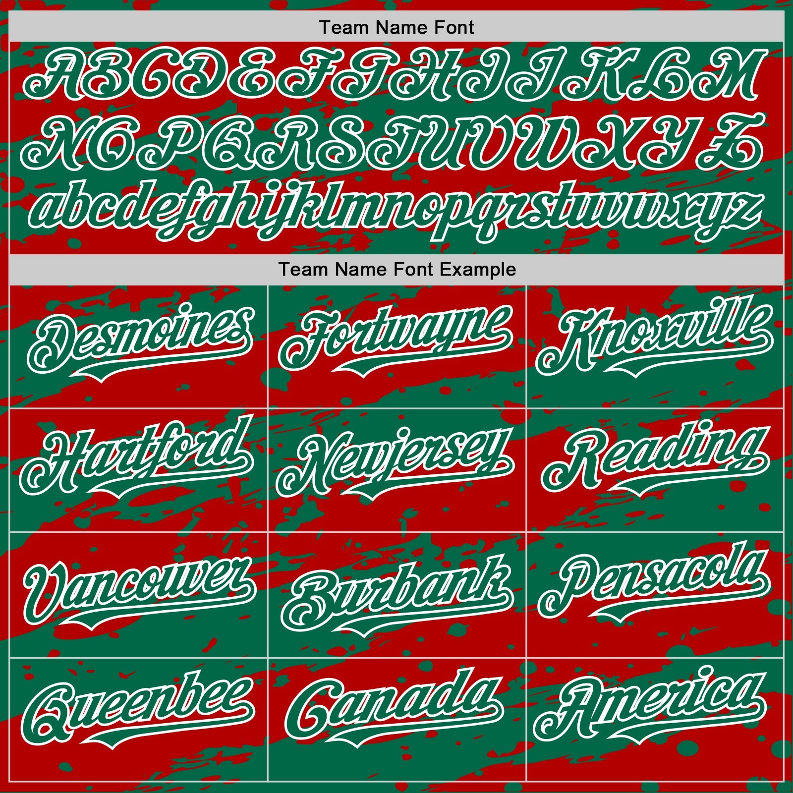Custom Red Kelly Green-White Splash 3D Pattern Design Bomber Full-Snap Varsity Letterman Hoodie Jacket view 5