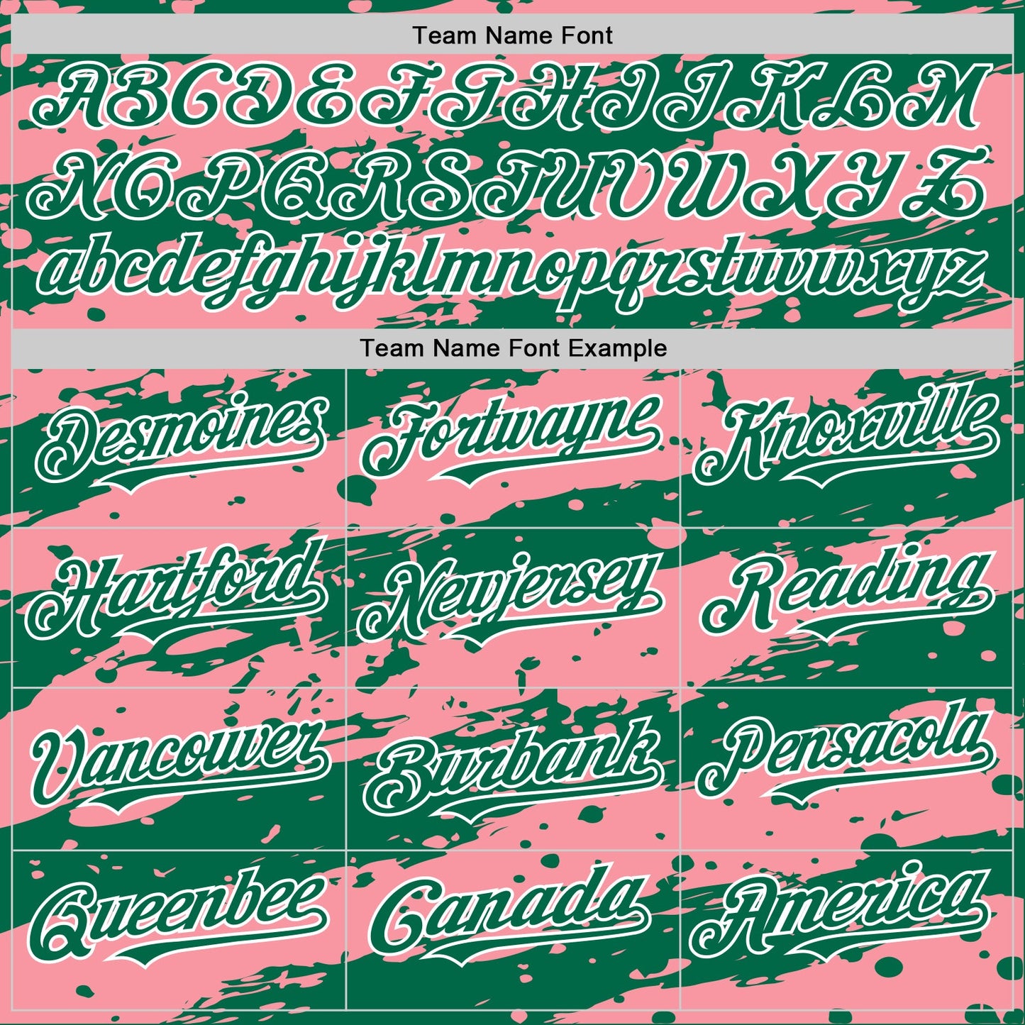 Custom Medium Pink Kelly Green-White Splash 3D Pattern Design Bomber Full-Snap Varsity Letterman Hoodie Jacket view 5