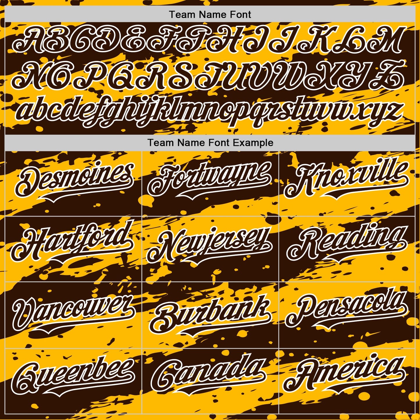 Custom Gold Brown-White Splash 3D Pattern Design Bomber Full-Snap Varsity Letterman Hoodie Jacket view 5