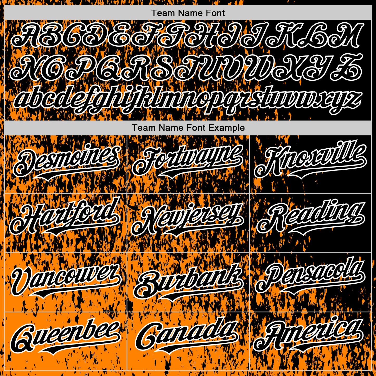 Custom Bay Orange Black-White Abstract Fragment Art 3D Pattern Design Bomber Full-Snap Varsity Letterman Hoodie Jacket view 5