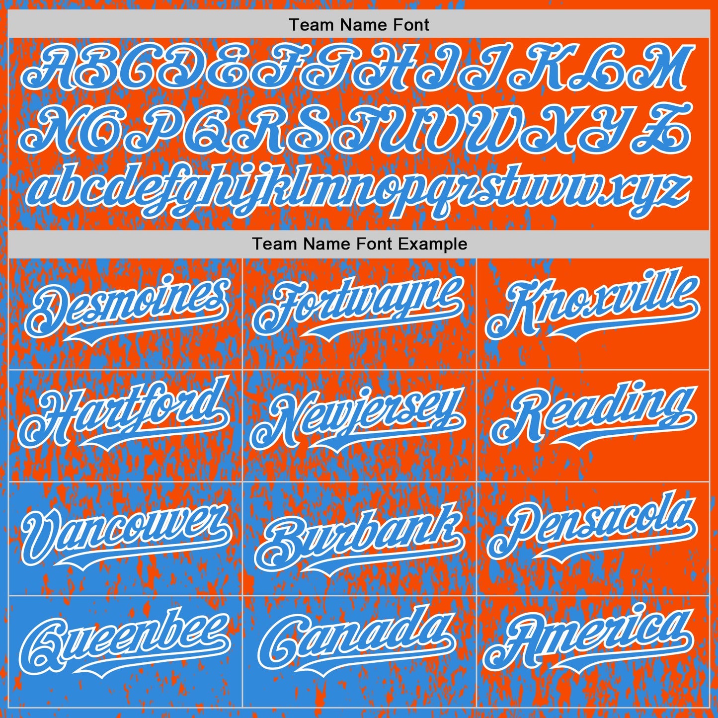 Custom Orange Powder Blue-White Abstract Fragment Art 3D Pattern Design Bomber Full-Snap Varsity Letterman Hoodie Jacket view 5