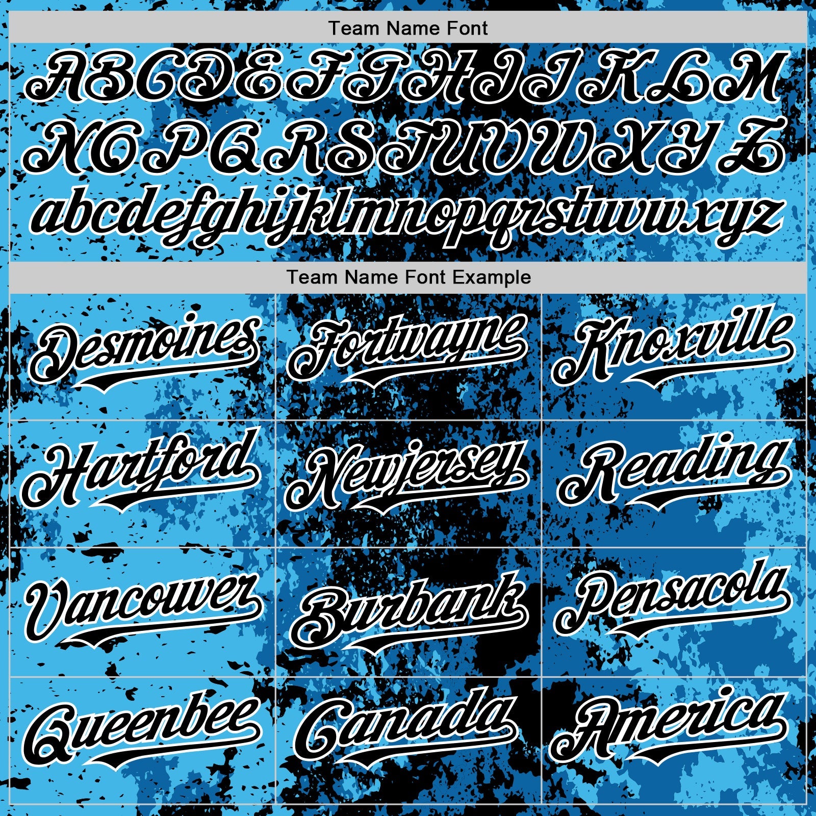 Custom Blue Black-White 3D Pattern Design Bomber Full-Snap Varsity Letterman Hoodie Jacket view 5