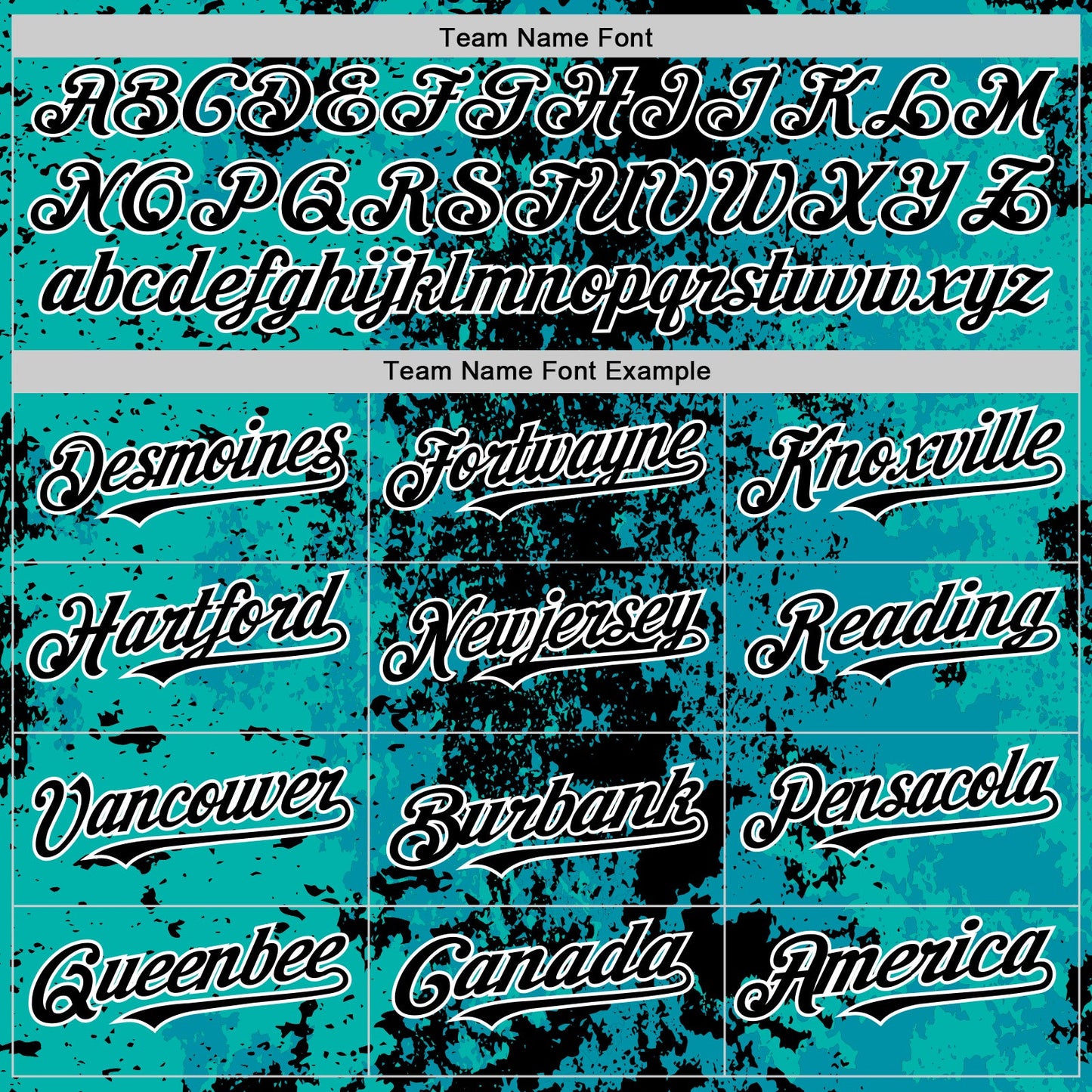 Custom Teal Black-White 3D Pattern Design Bomber Full-Snap Varsity Letterman Hoodie Jacket view 5