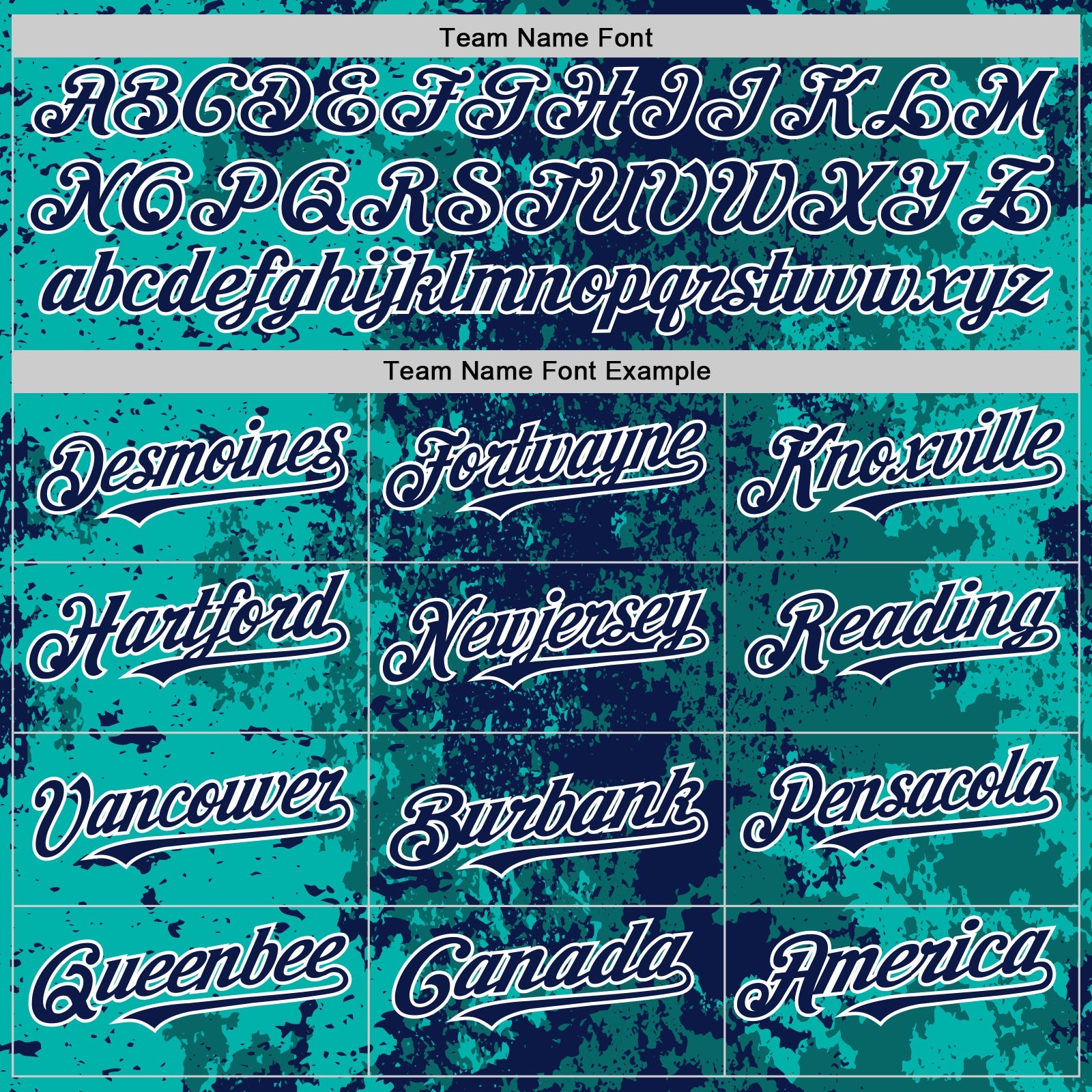 Custom Teal Navy-White 3D Pattern Design Bomber Full-Snap Varsity Letterman Hoodie Jacket view 5